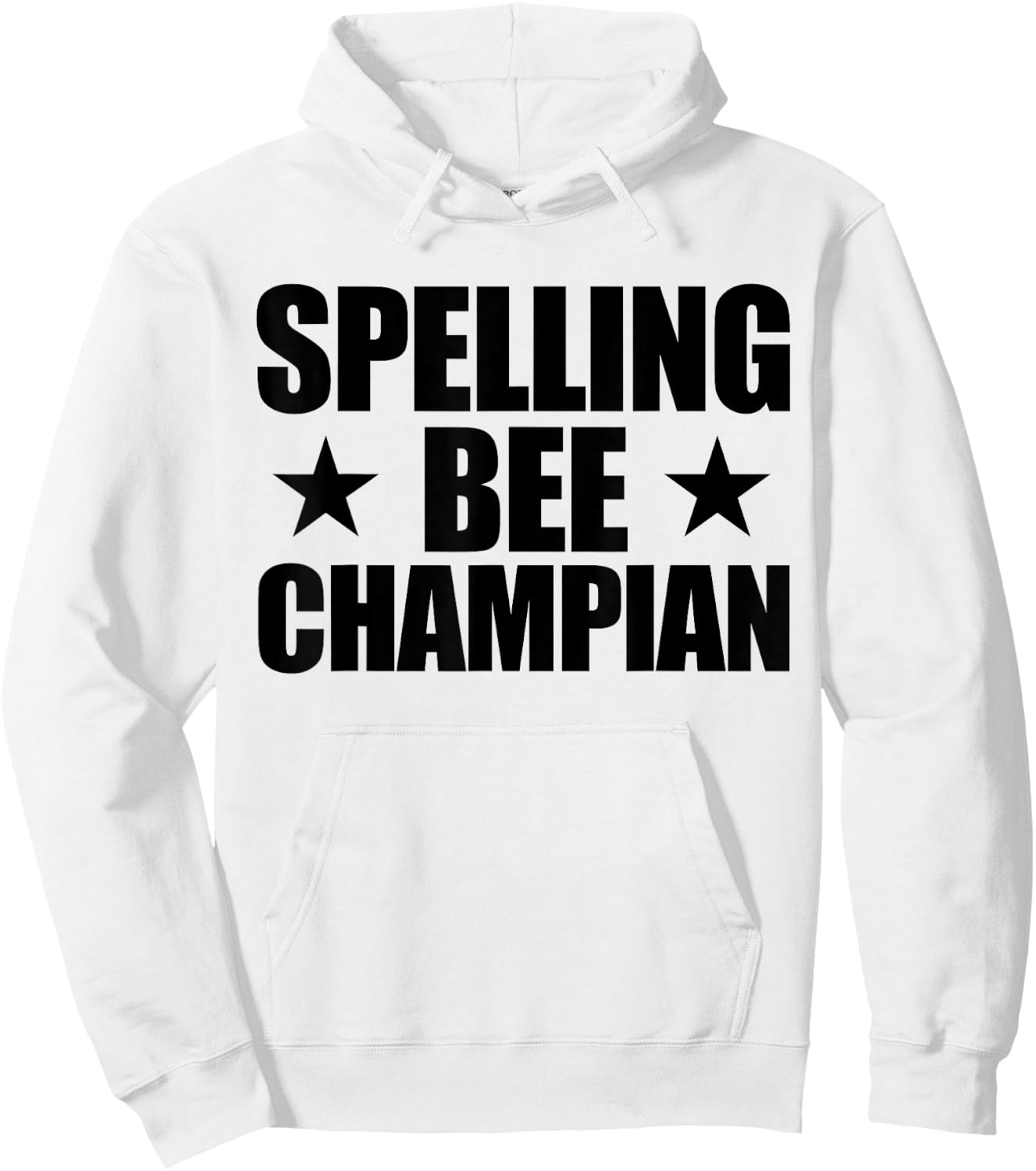 Spelling Bee Champian Mis-Spelled Funny Spelling Bee Hoodie - Hoodie | White