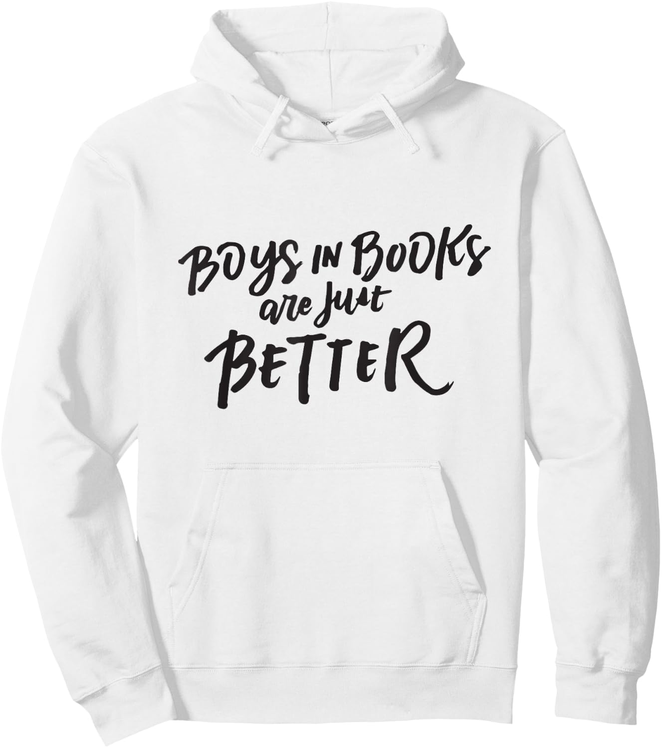 Boys in Books are Just Better Shirt, Book Lover Gifts , White Hoodie - Hoodie | White