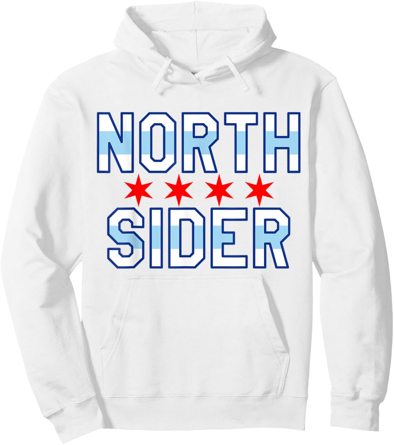 North Sider Chicago North Side Pride Baseball Gift Hoodie - Hoodie | White