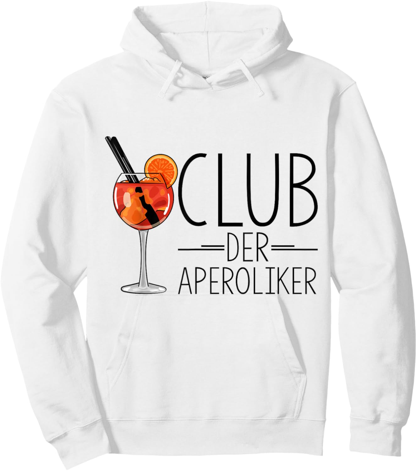 Club of the Aperolics Cocktail Lovers Aperitif Spritz , White Hoodie - Hoodie | White