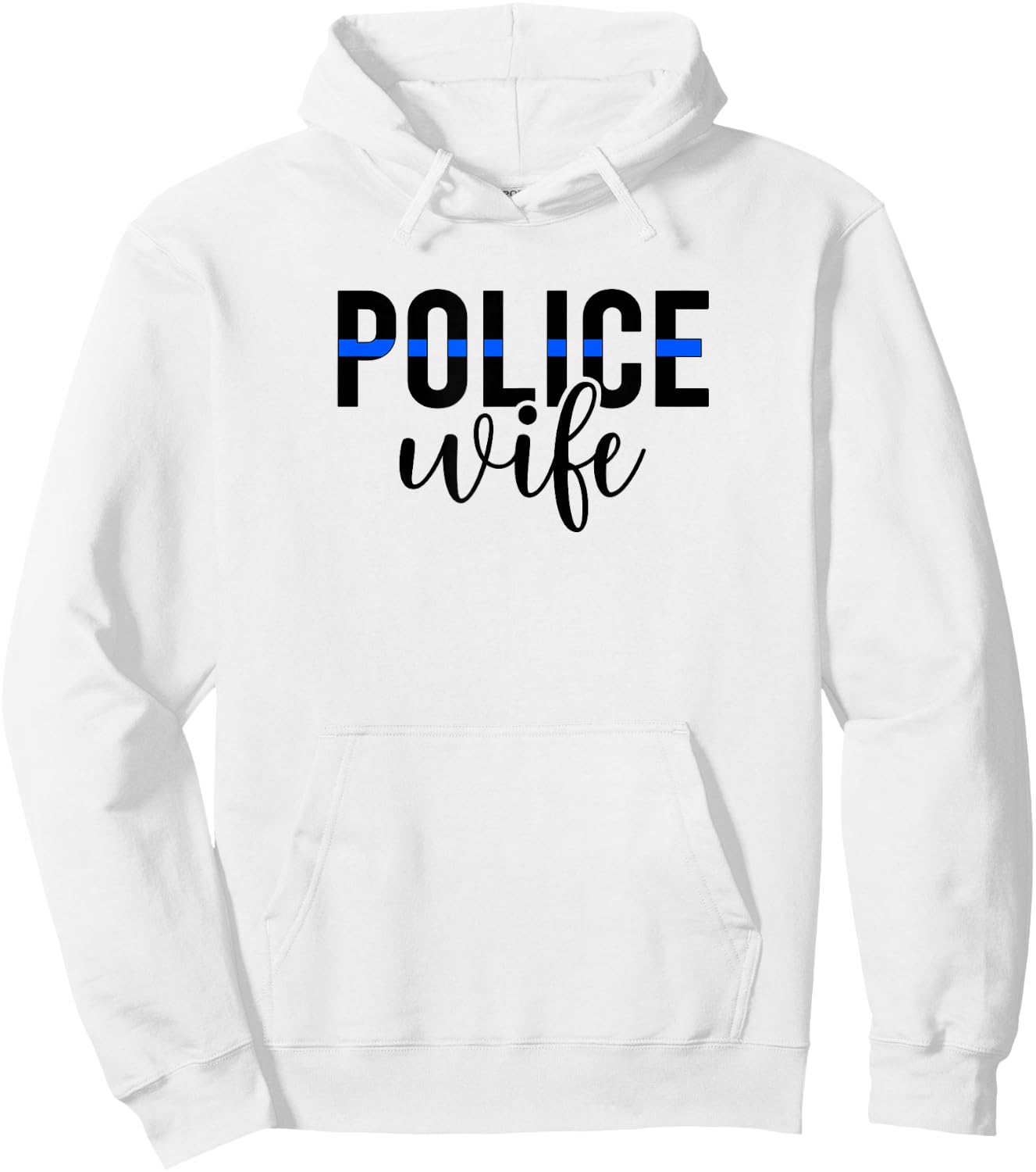 Boho Police Wife Of A Police Officer Wife Cop Wife Hoodie - Hoodie | White