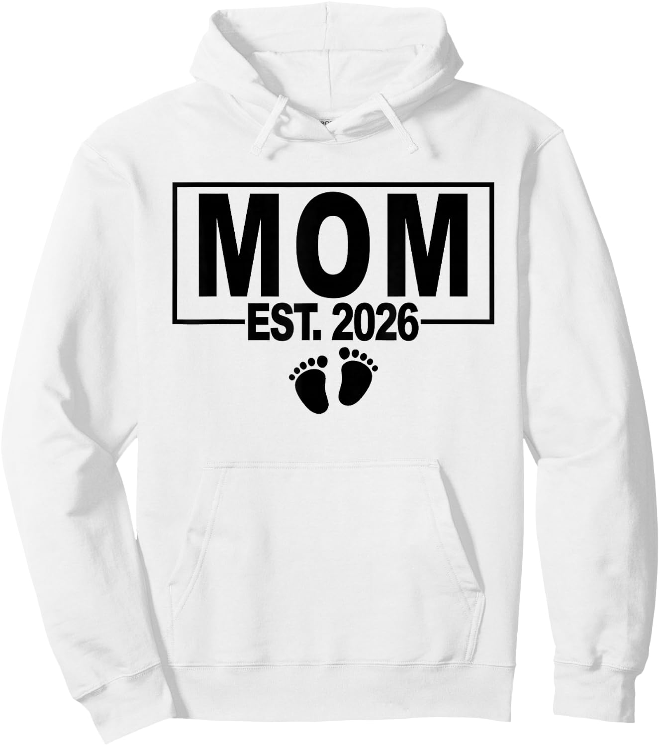 Gender Reveal 2026 MOM to Be - Girl - First Time MOM Hoodie - Hoodie | White