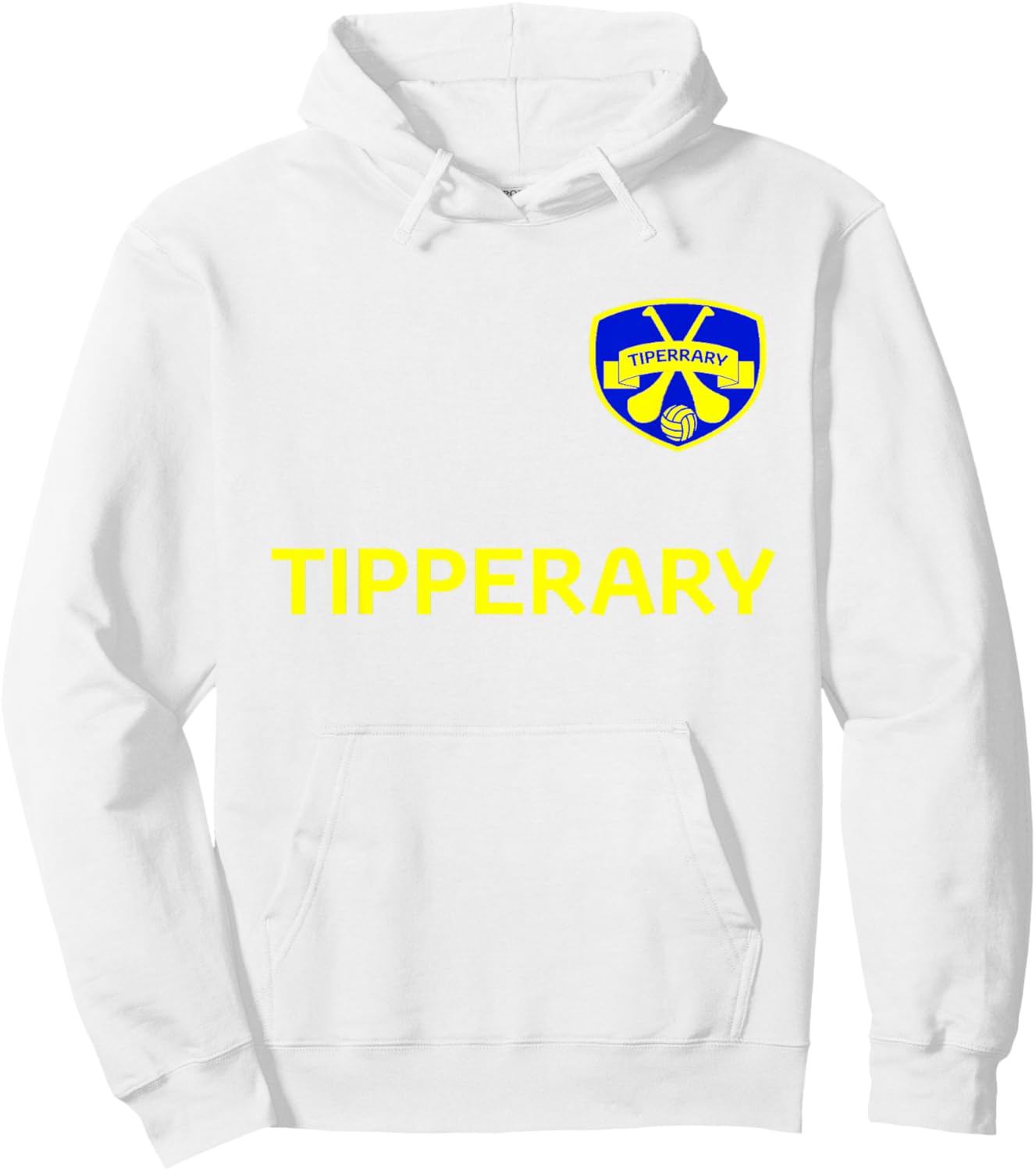 Ireland - County Tipperary Football and Hurling Hoodie - Hoodie | White