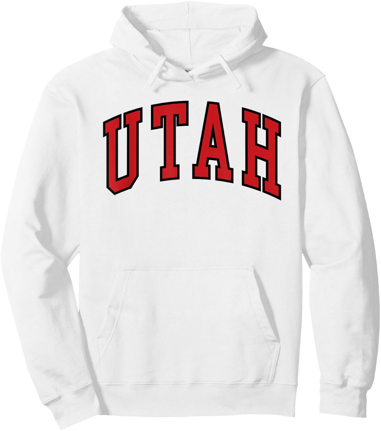 Vintage Utah Men Utah Women Retro UT Red Gray Black Gift Hoodie - Hoodie | White