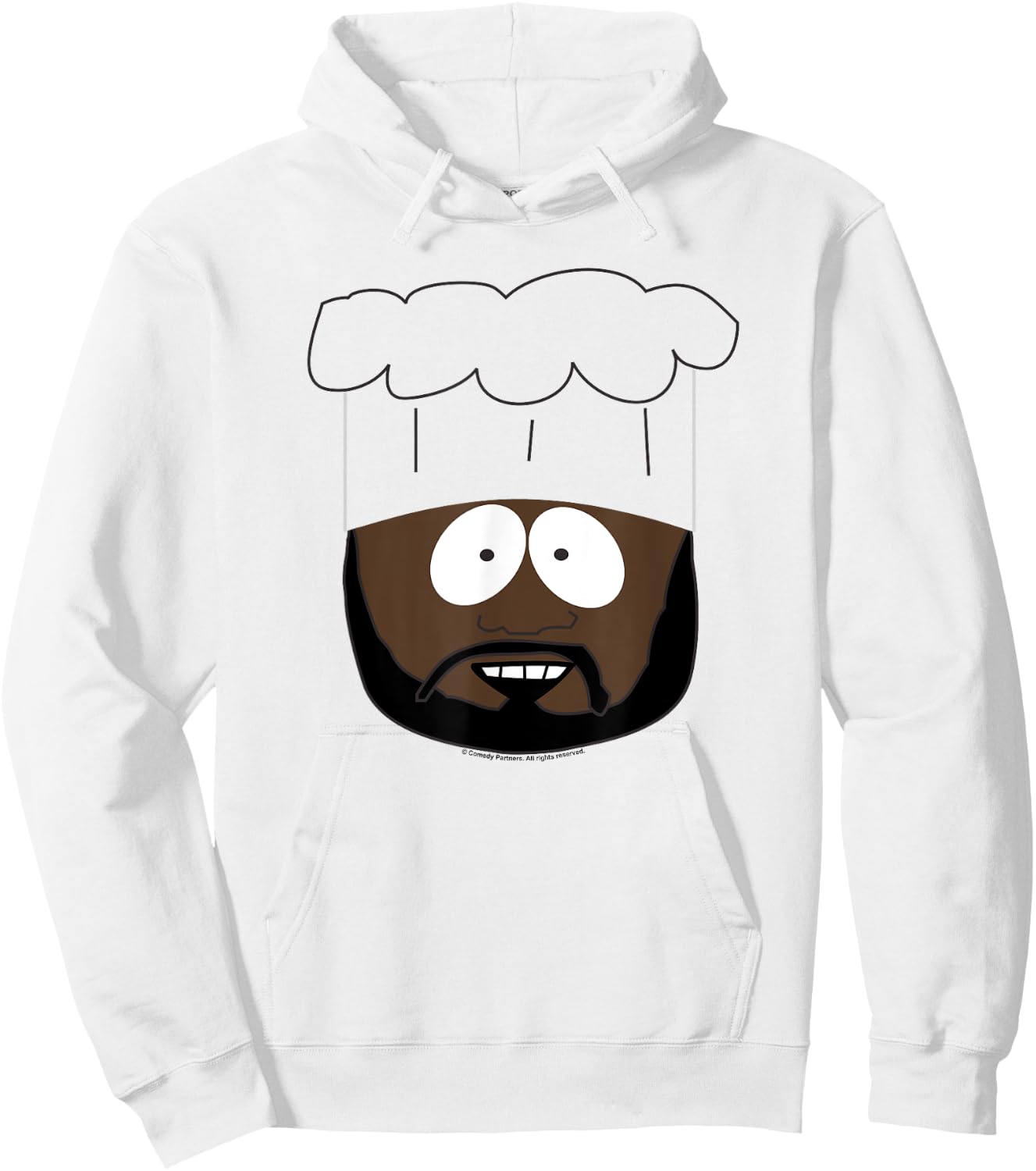 South Park Chef Smile Face Halloween Hoodie - Hoodie | White