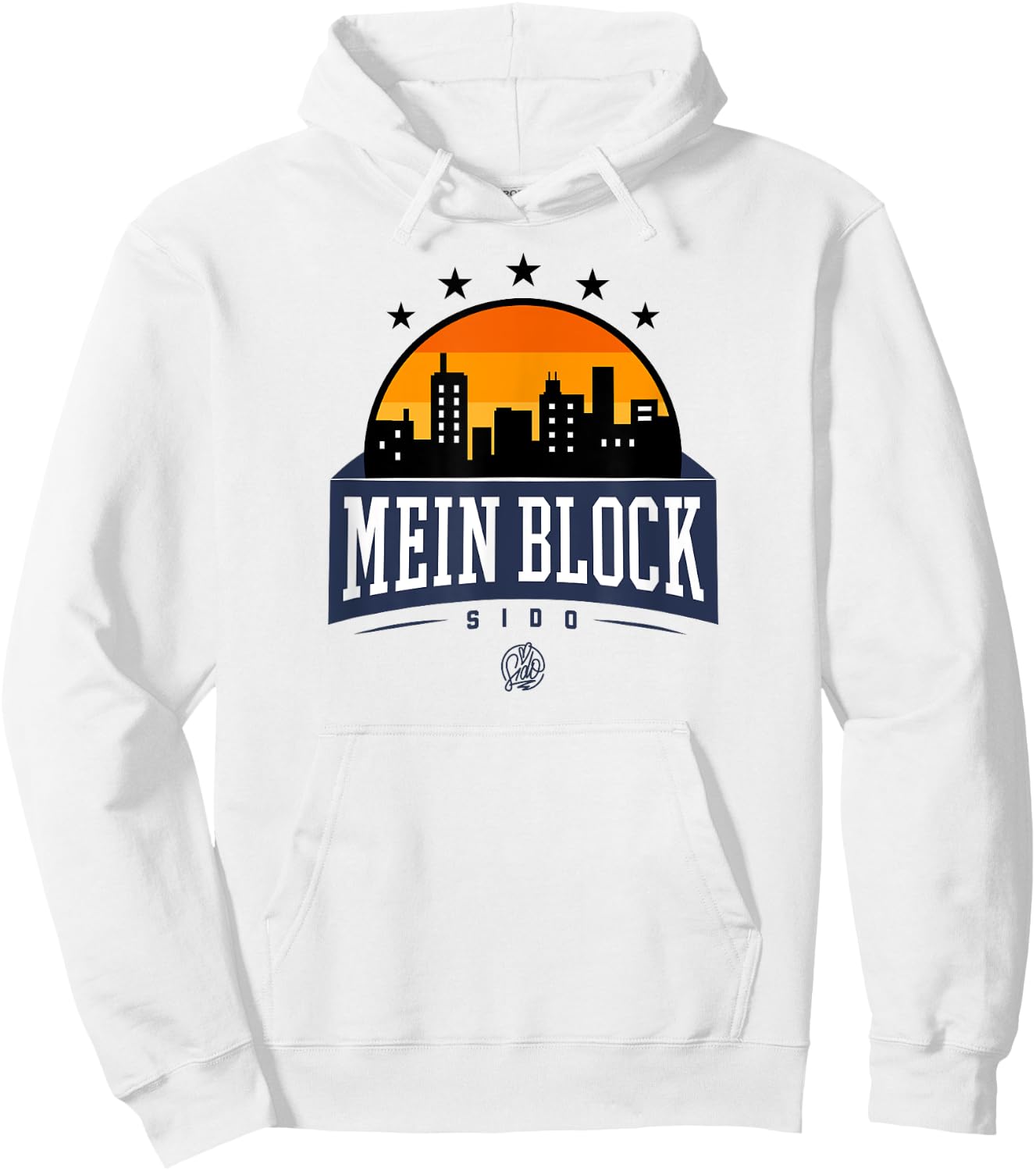 My Block , White Hoodie - Hoodie | White