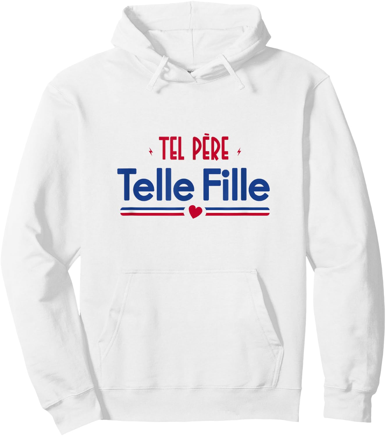 Father and Daughter Hoodie - Hoodie | White