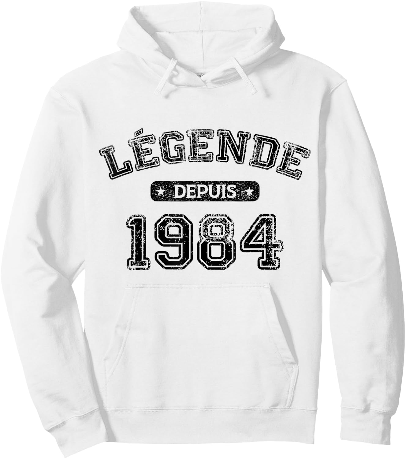 Birthday 40 Years Legend Since 1984 Birthday , grey, S Hoodie - Hoodie | White