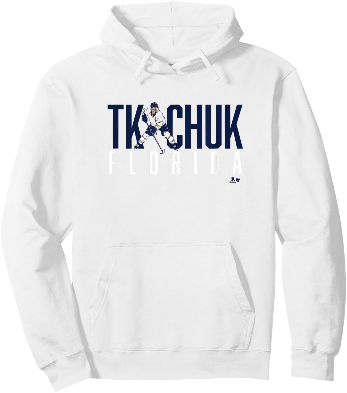 Matthew Tkachuk: Letter Star - Florida Hockey Hoodie - Hoodie | White
