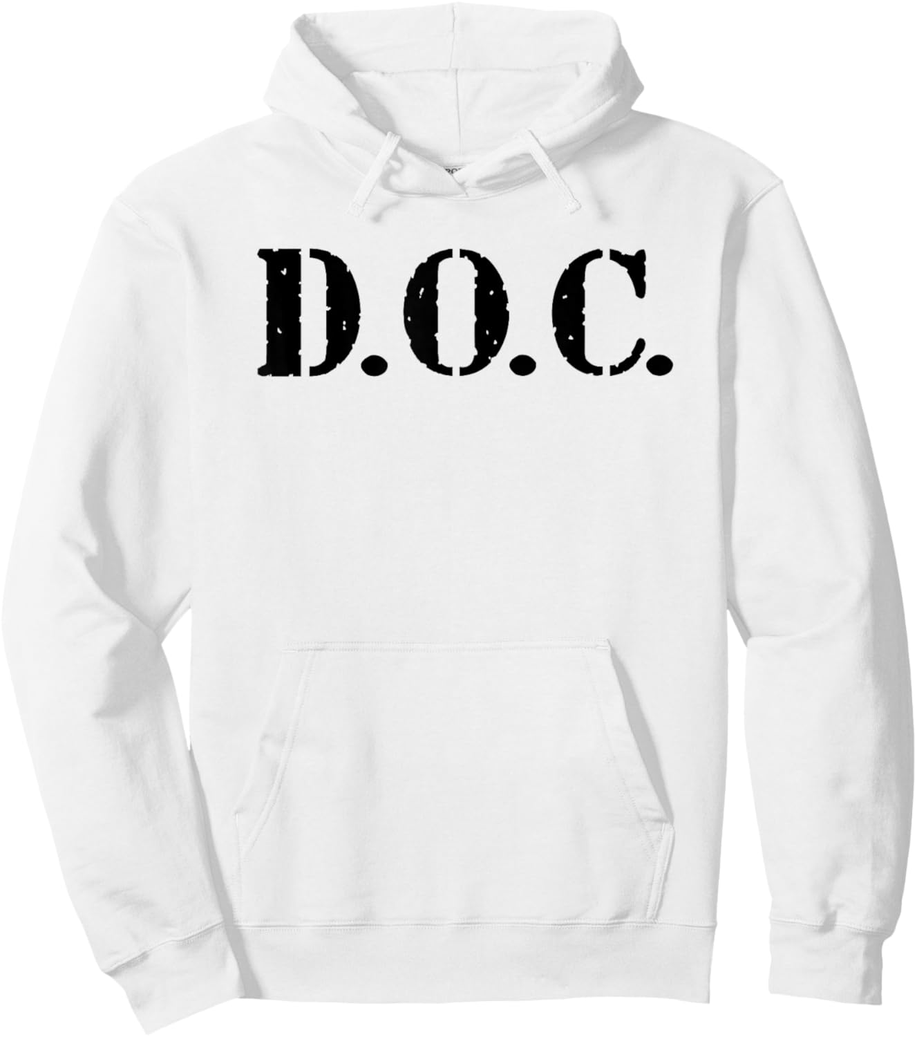 D.O.C. Prisoner Inmate Costume Halloween Hoodie - Hoodie | White