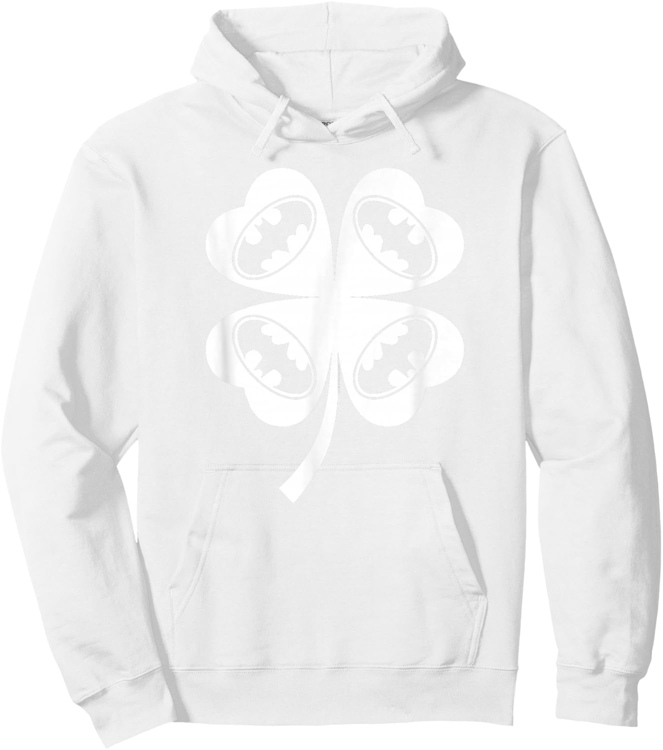 Batman Bat Clover St. Patrick's Day Hoodie - Hoodie | White