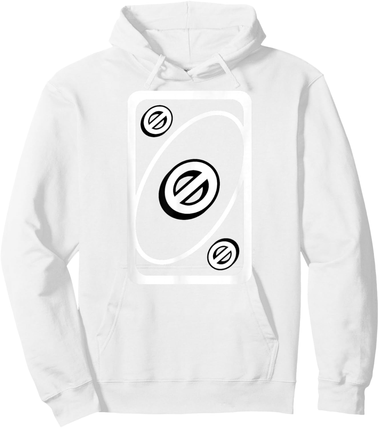 UNO - Green Skip Card , Green Hoodie - Hoodie | White
