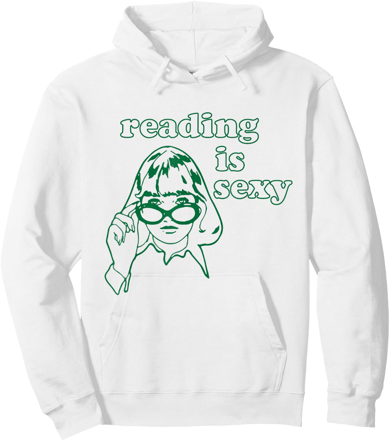 Reading is Sexy Hoodie - Hoodie | White
