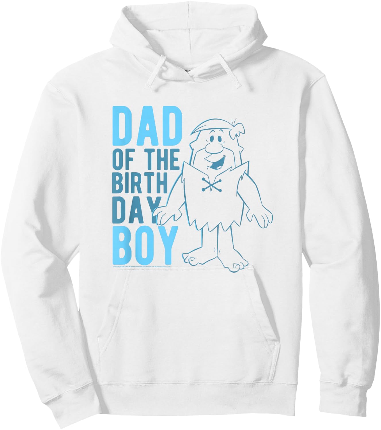 The Flintstones Barney Rubble Dad Of The Birthday Boy Hoodie - Hoodie | White