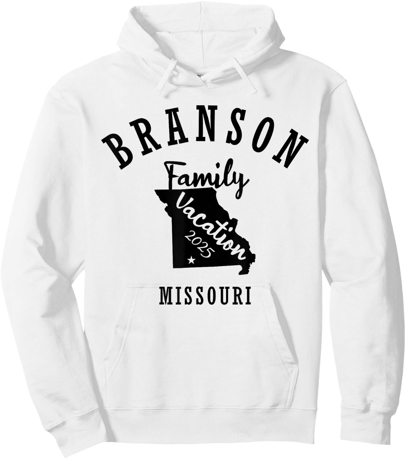 Branson Family Vacation 2025 Branson Family Vacay 25 2w Hoodie - Hoodie | White