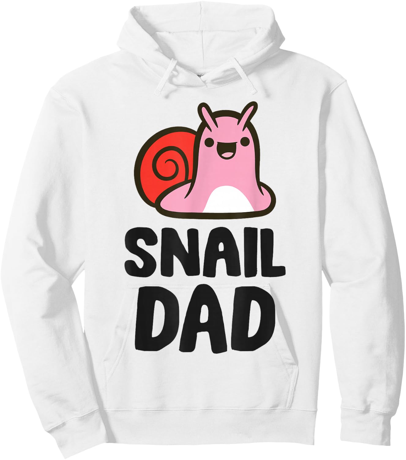 Snail Dad Funny Snail Owner Papa Hoodie - Hoodie | White