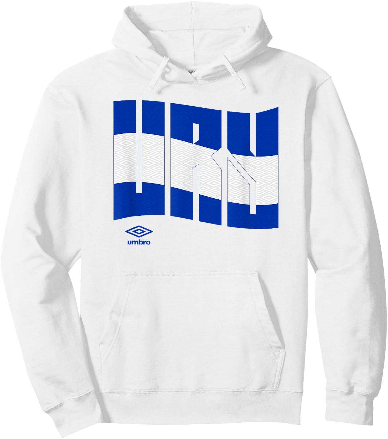 Umbro International Soccer Wavy Uruguay Logo Hoodie - Hoodie | White