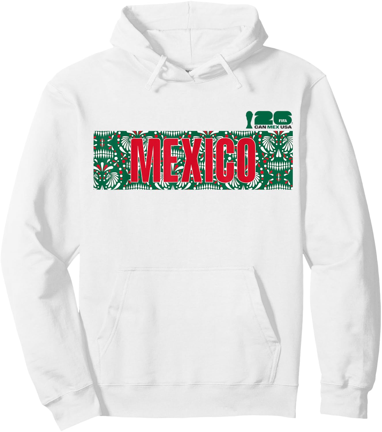 FIFA WORLD CUP26 Mexico Host Country Banner Hoodie - Hoodie | White