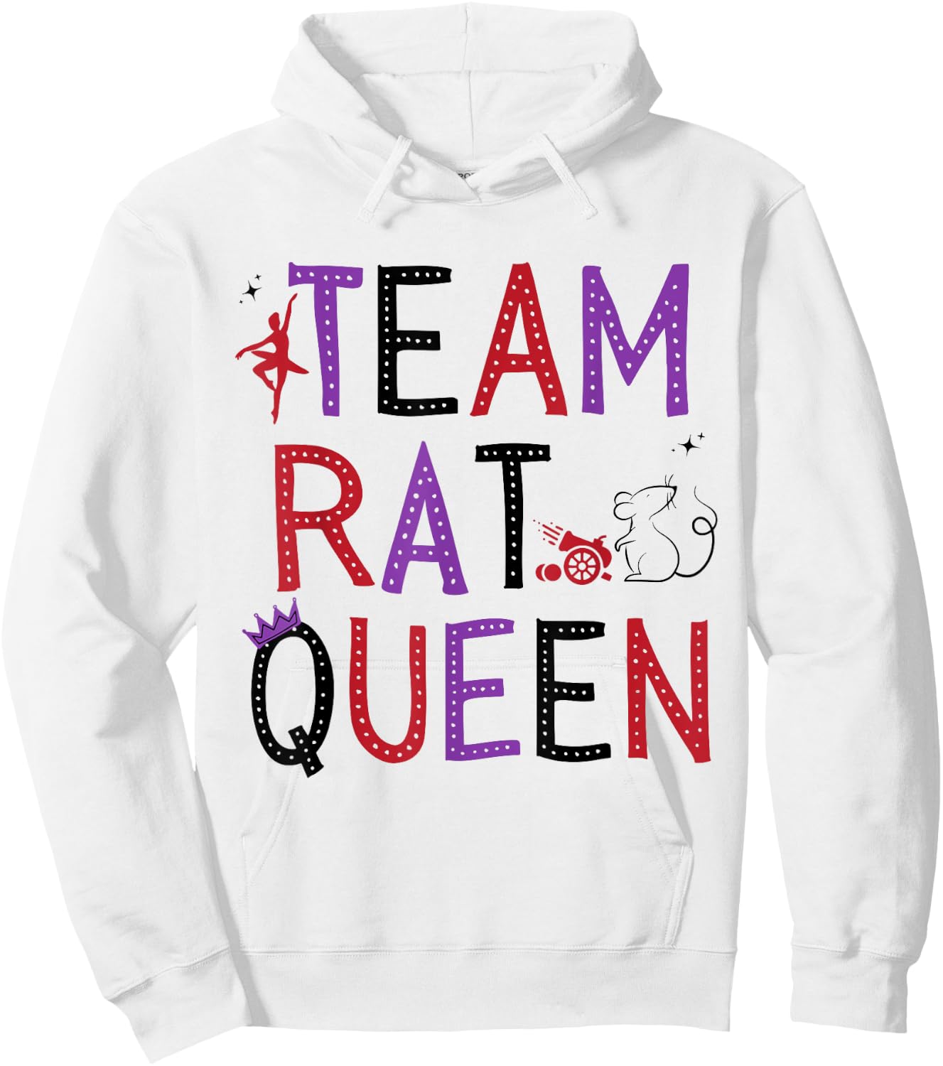 Team Rat Queen Nutcracker Ballet Christmas Xmas Hoodie - Hoodie | White