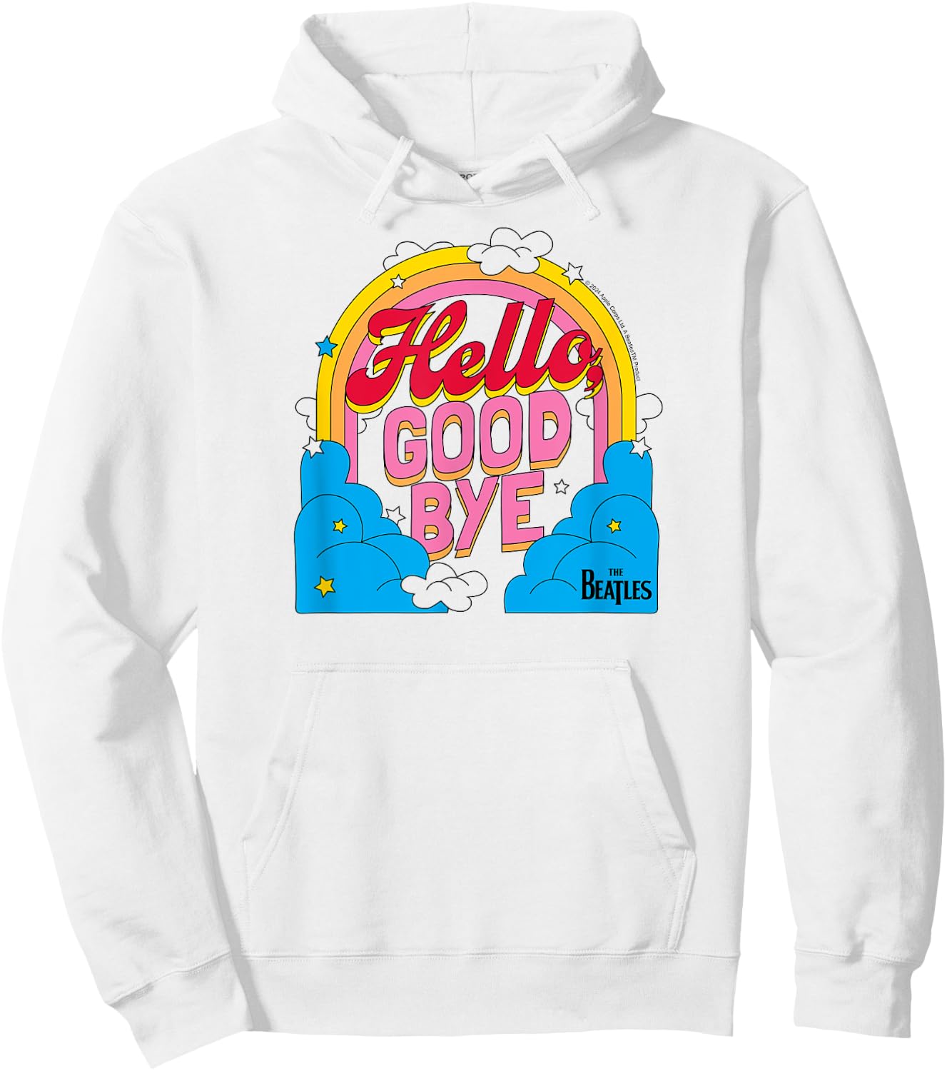 The Beatles - Hello Goodbye Rainbow Hoodie - Hoodie | White