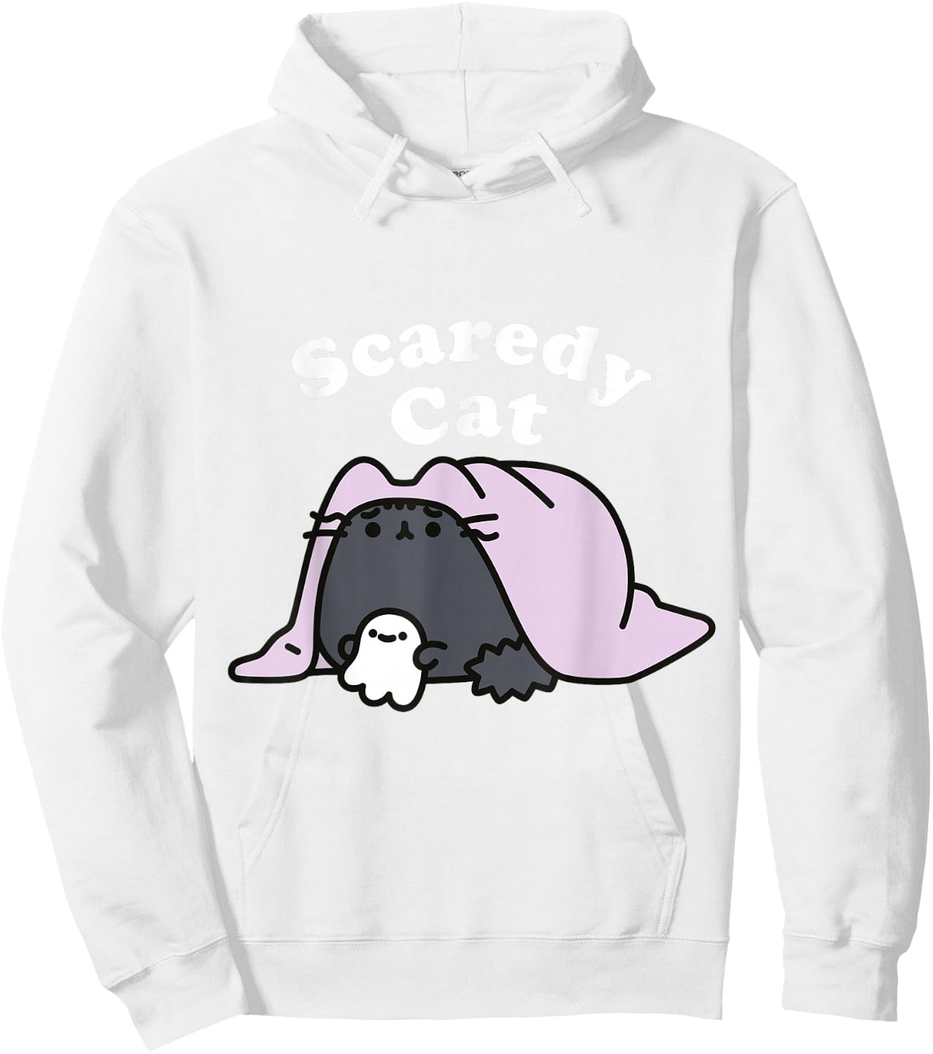 Pusheen Scaredy Katzen Hoodie - Hoodie | White