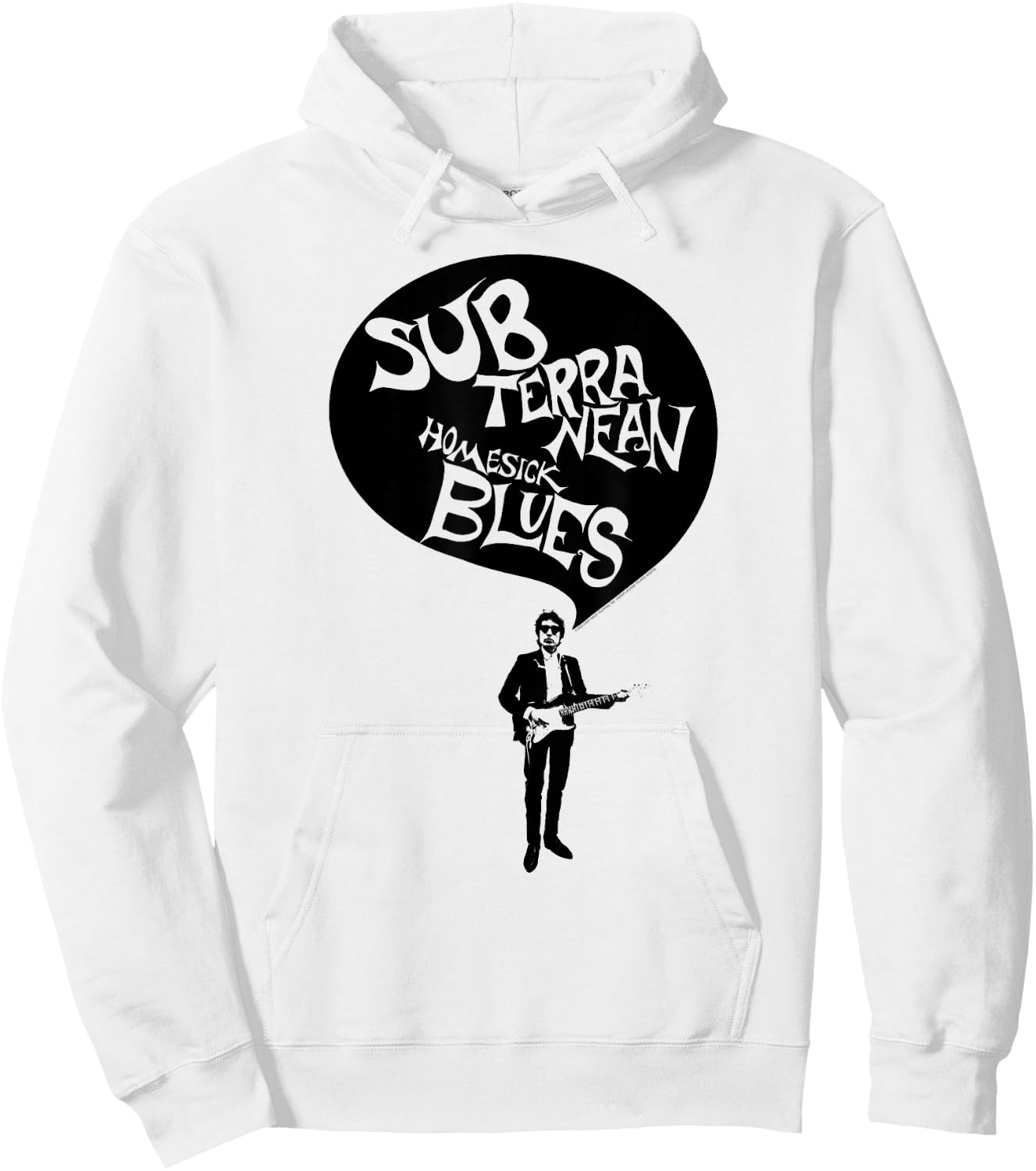 Bob Dylan Subterranean Homesick Blues Official , grey, S Hoodie - Hoodie | White