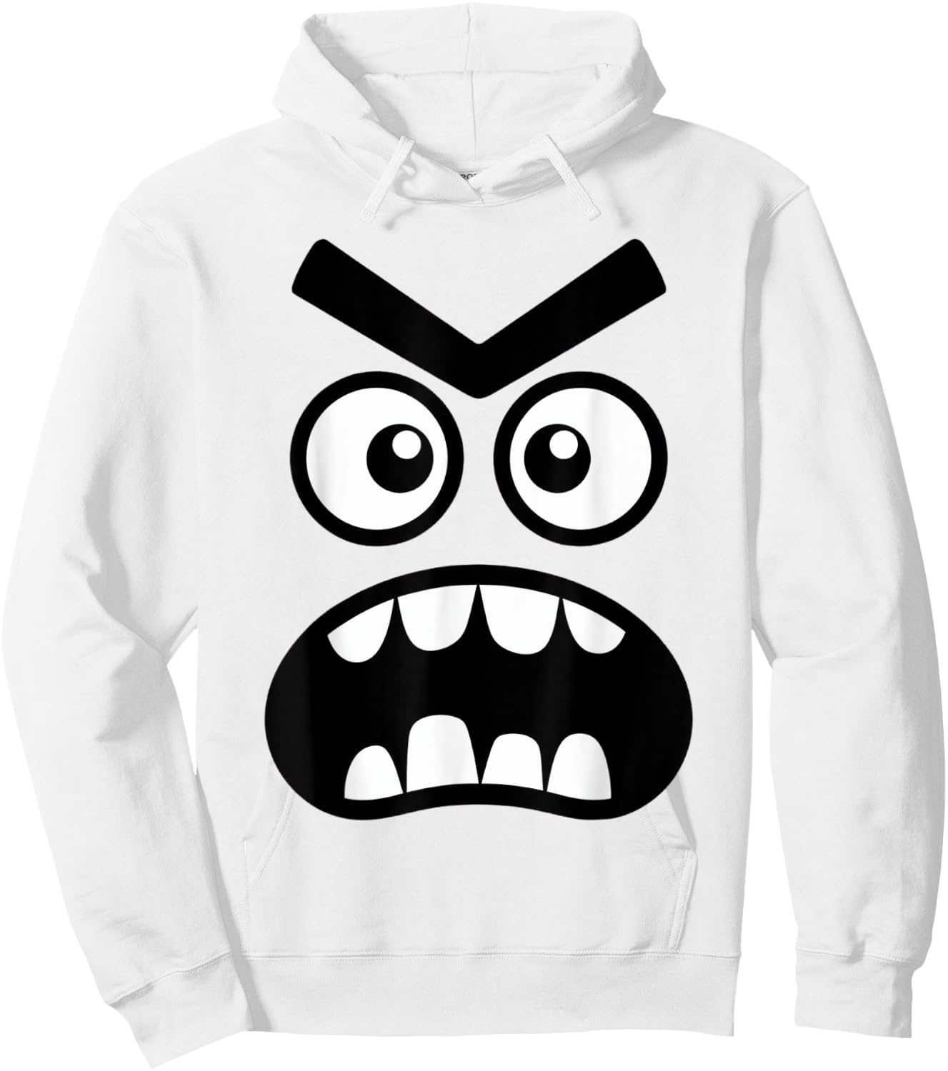 Creepy Carrots Face Halloween Funny Costume Kids Boys Women Hoodie - Hoodie | White