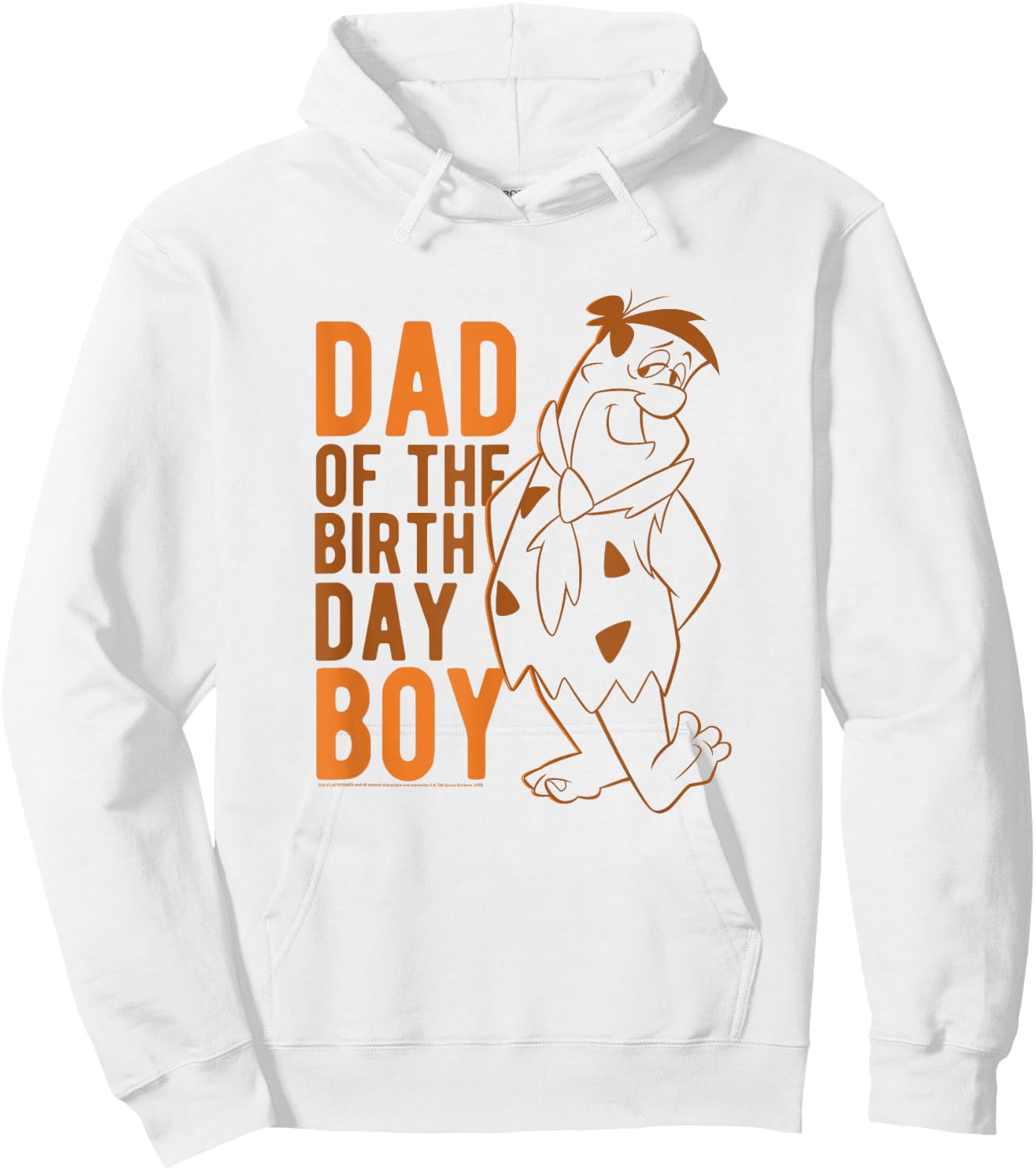 The Flintstones Fred Flintstone Dad Of The Birthday Boy Hoodie - Hoodie | White