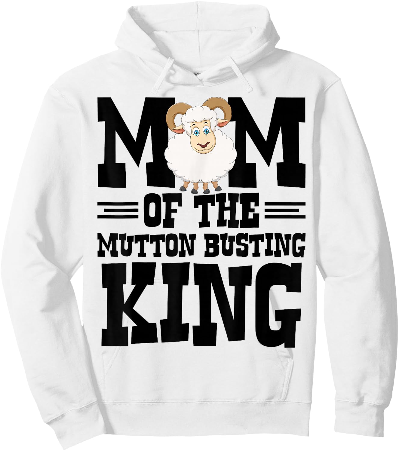 Mutton Busting Gear Rodeo for Boys Mutton Buster Hoodie - Hoodie | White