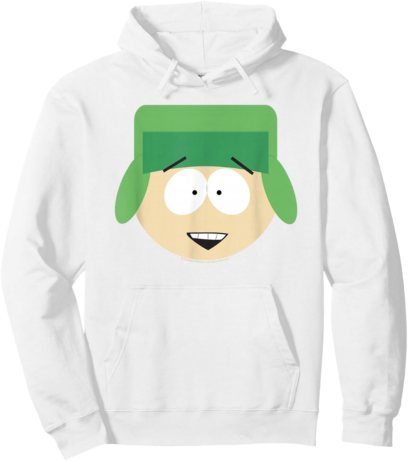 South Park Kyle Smile Face Halloween Hoodie - Hoodie | White
