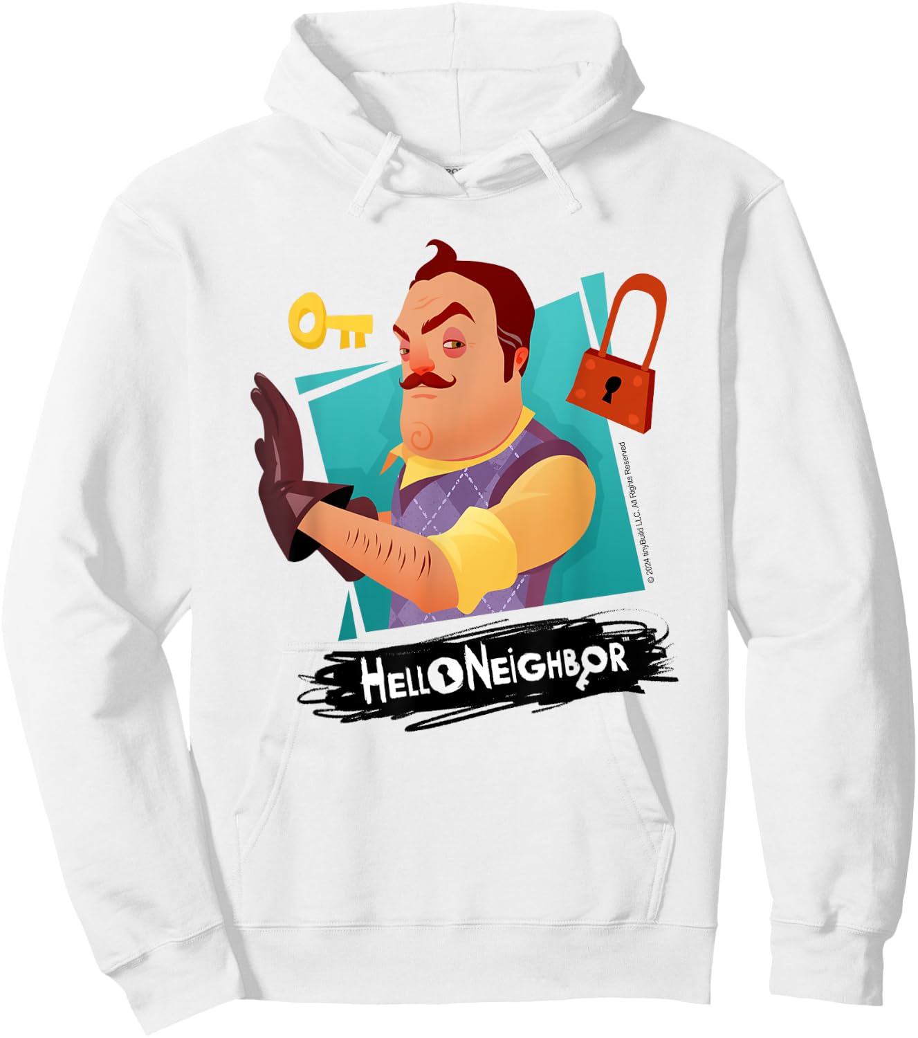 Hello Neighbor - Designs liés au jeu Hoodie - Hoodie | White