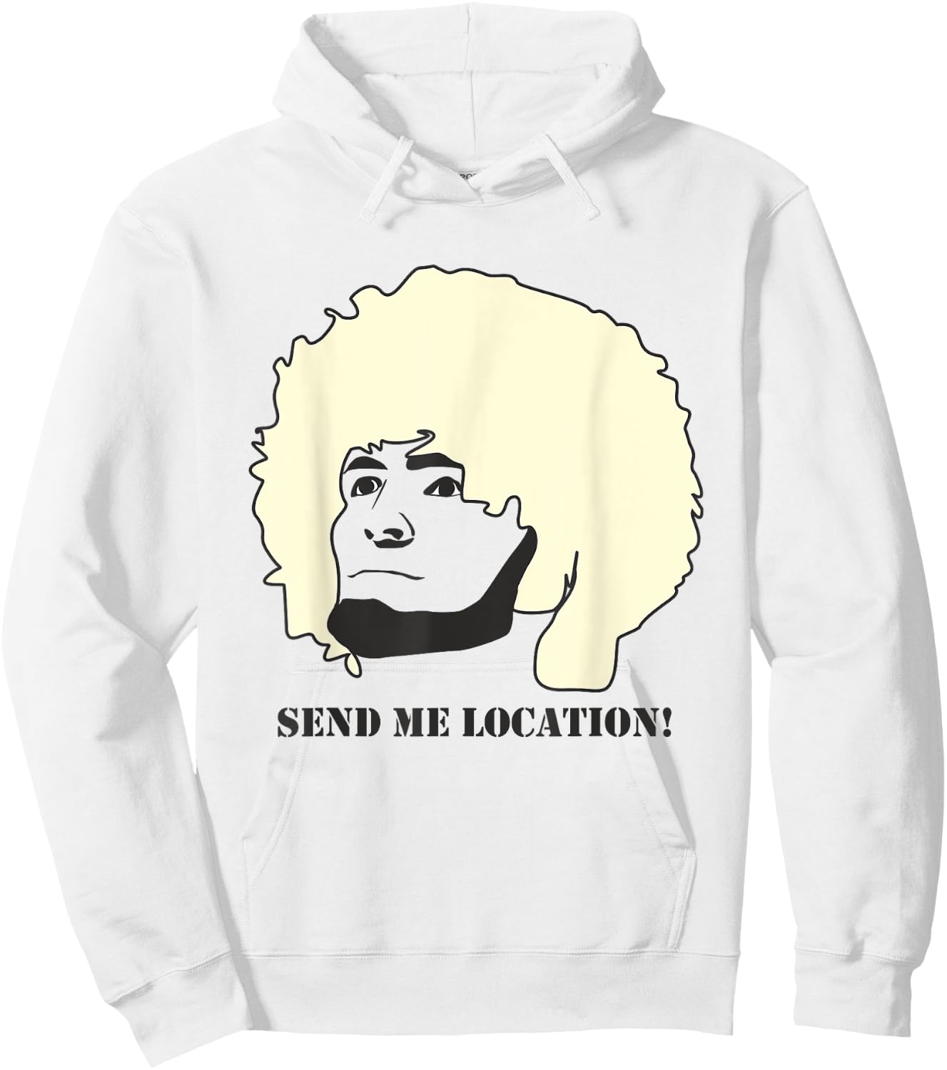 Send me location MMA Shirt Hoodie - Hoodie | White