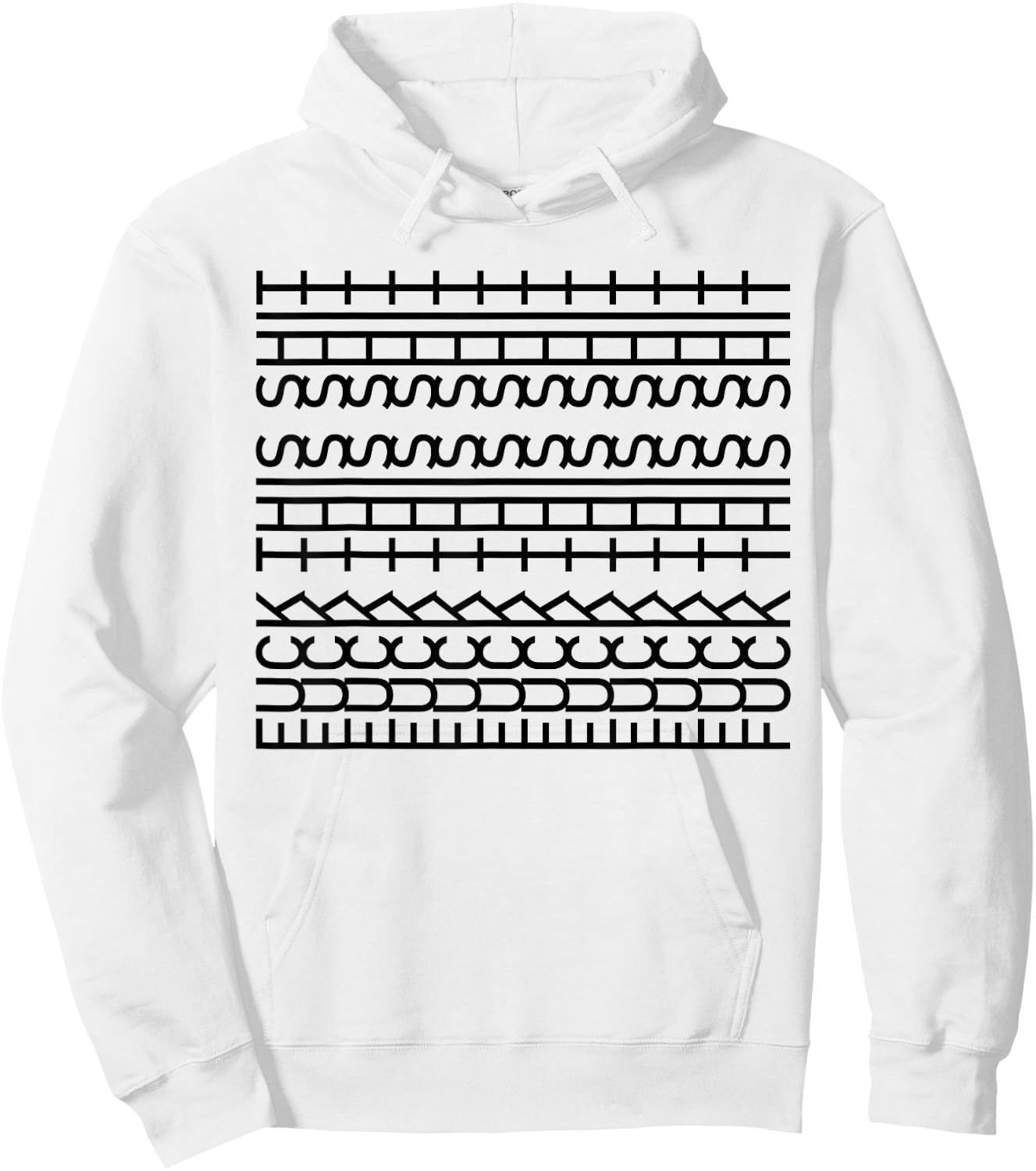 Funny Hidden Message Hoodie - Hoodie | White