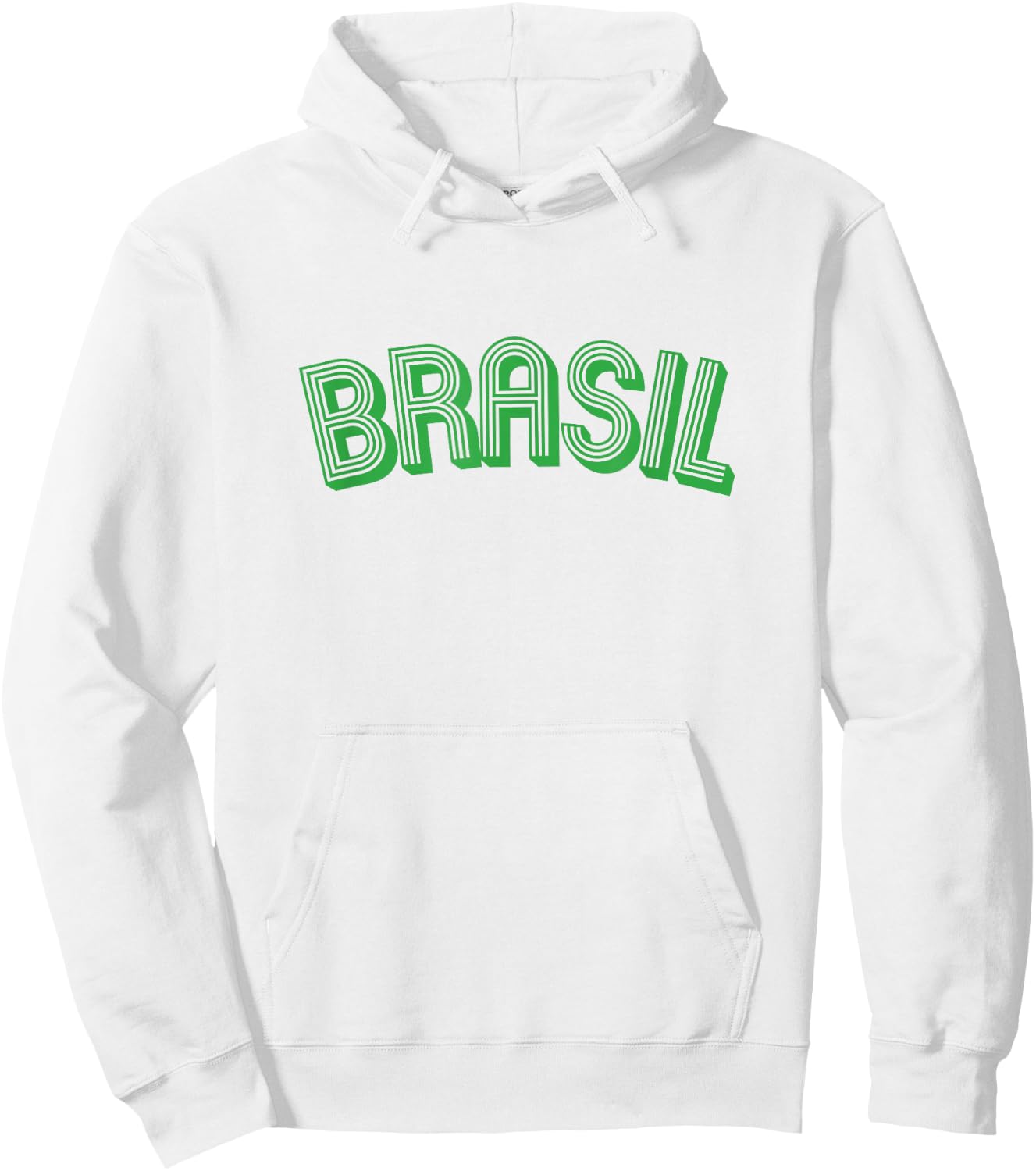 Brasil Souvenirs Brazil Yellow Gifts Brazilian Fans Retro Hoodie - Hoodie | White