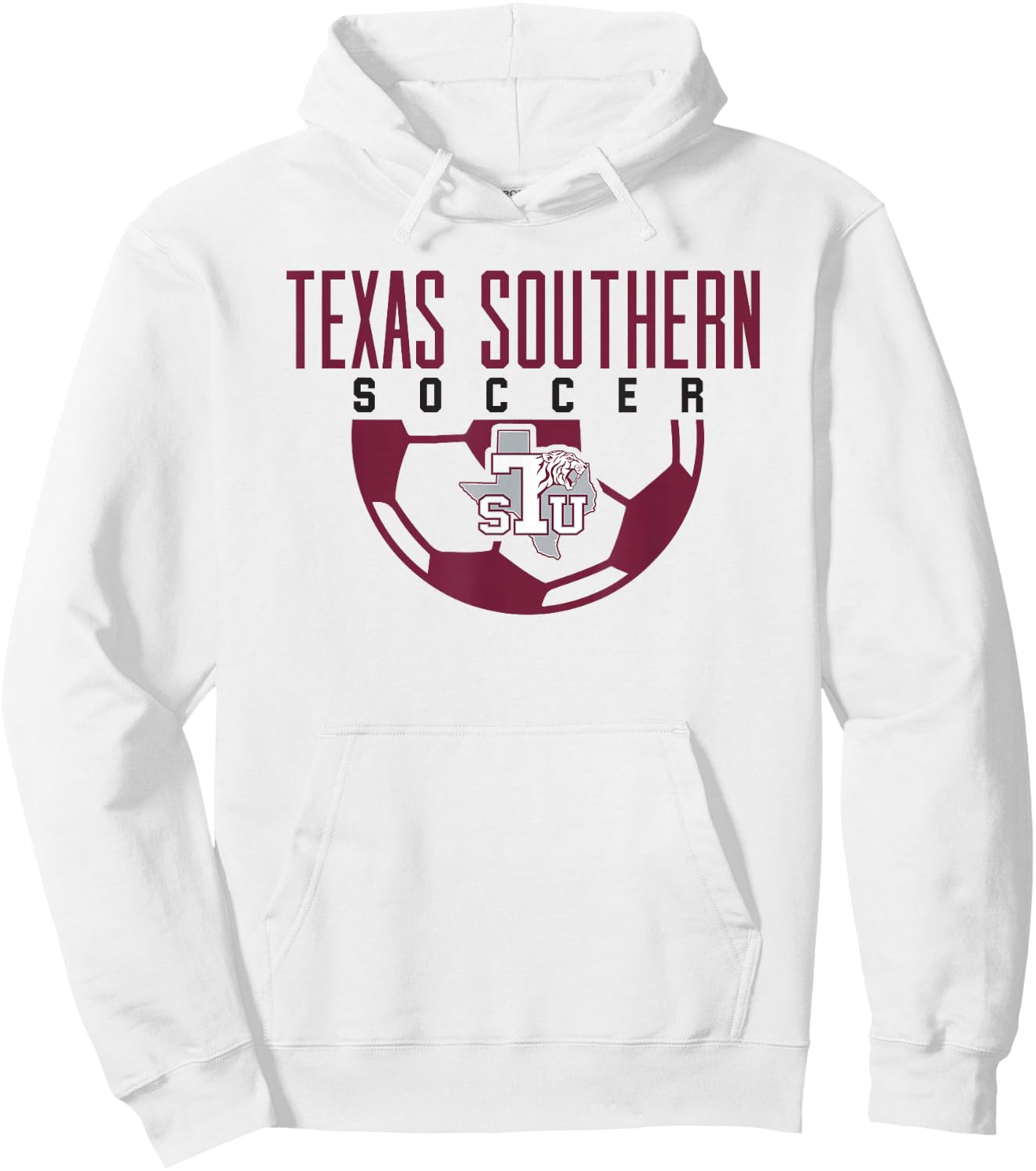 Texas Southern University Tigers Soccer Arch Hoodie - Hoodie | White