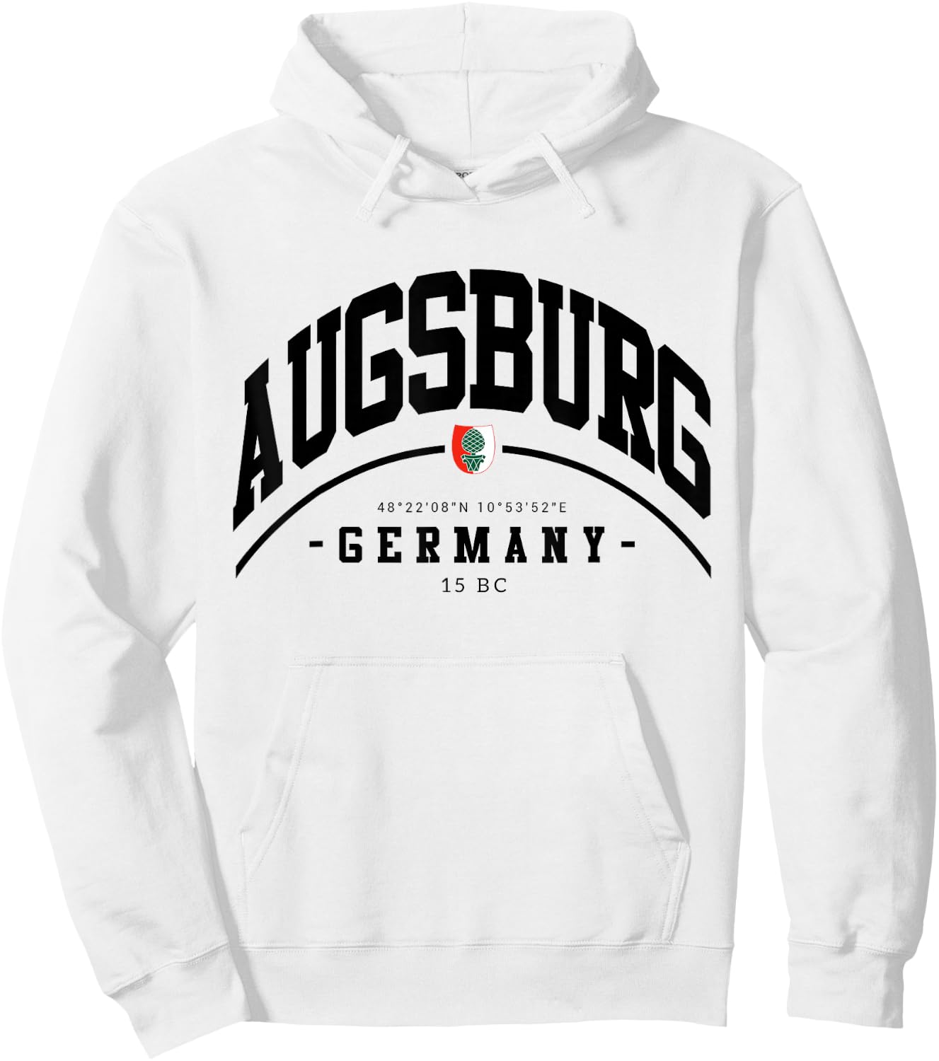 Augsburg Reise nach Augsburg Heimat Deutschland Augsburg Hoodie - Hoodie | White