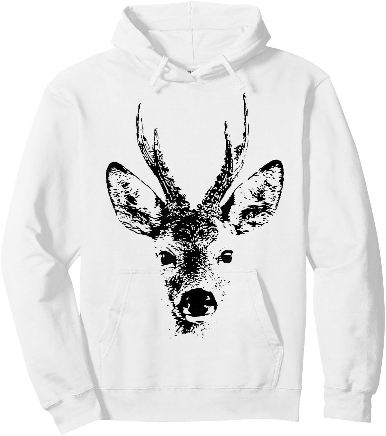 REH Rehbock Jagd Hoodie - Hoodie | White