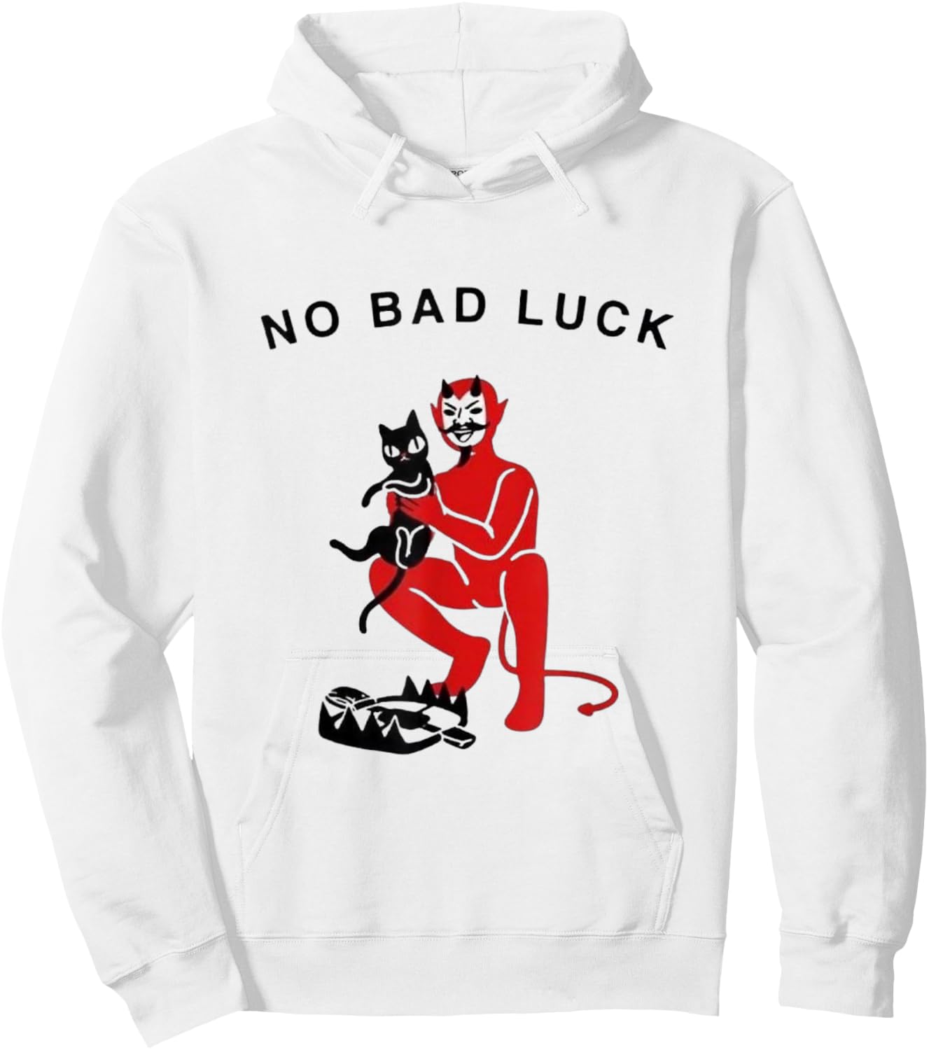 No Bad Luck Hoodie - Hoodie | White