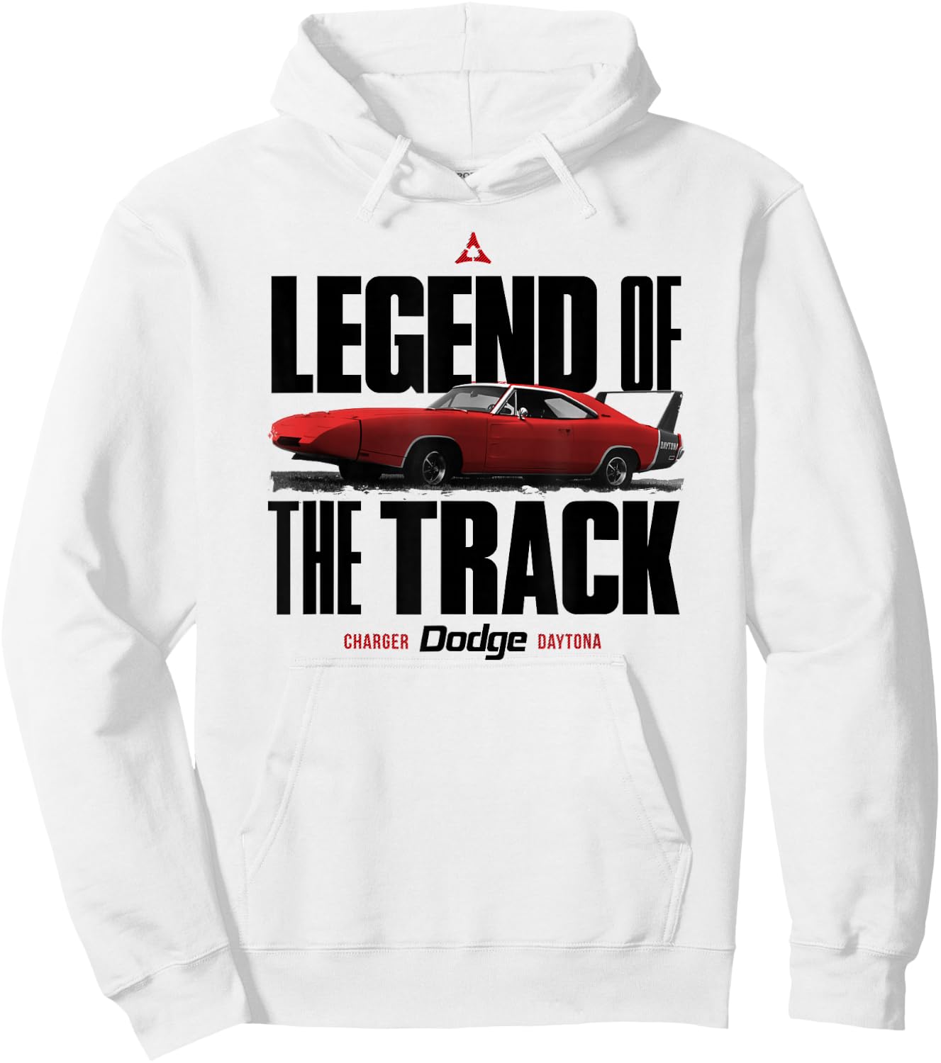 The Legend of the Track of the Dodge Charger Daytona , white, S Hoodie - Hoodie | White