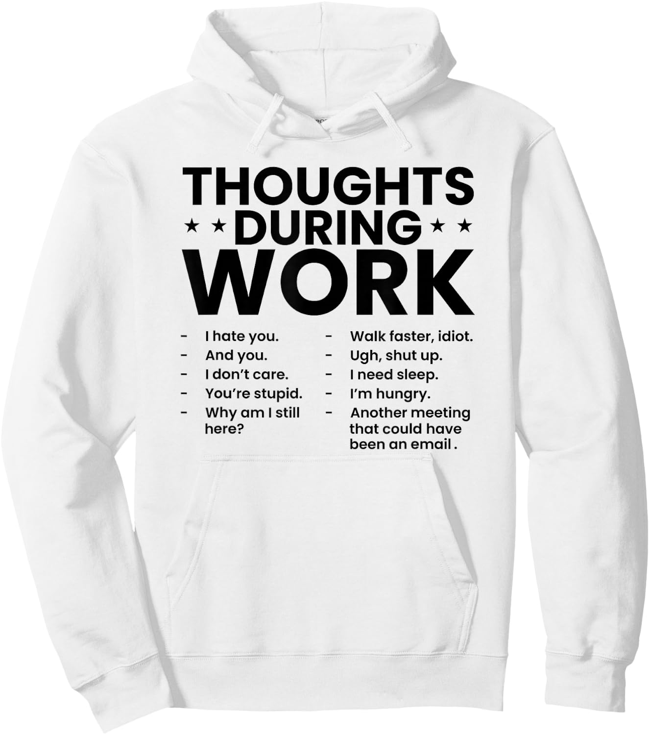 T-Shirt Hoodie - Hoodie | White