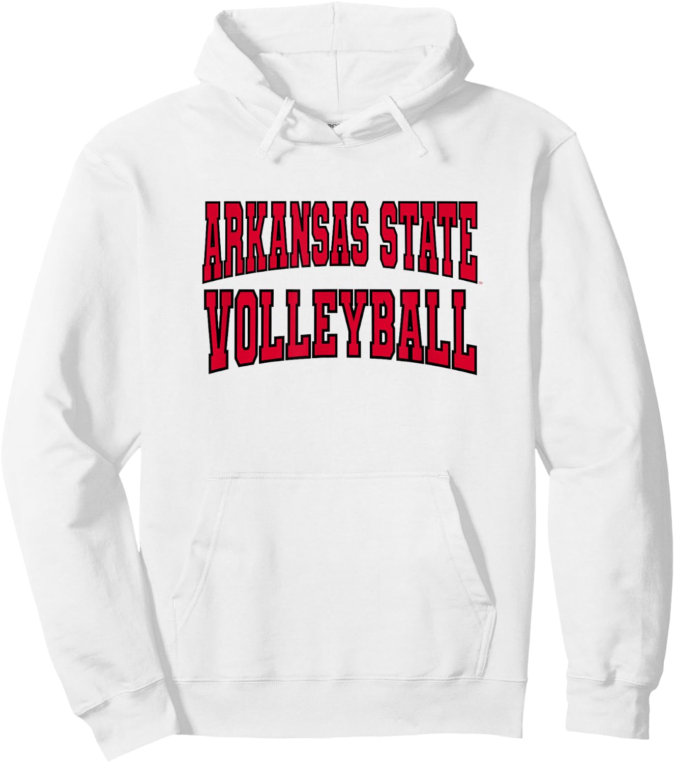 Arkansas State Red Wolves Premium Collegiate Volleyball Hoodie - Hoodie | White
