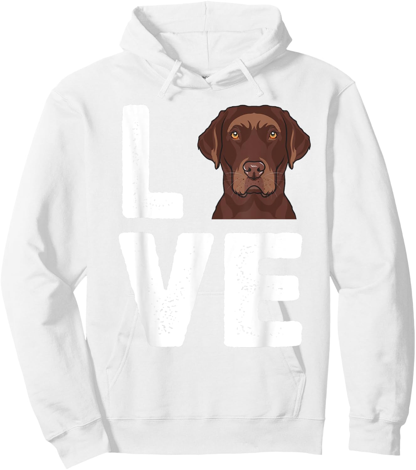 I Love My Chocolate Lab Shirt | Chocolate Labrador Hoodie - Hoodie | White