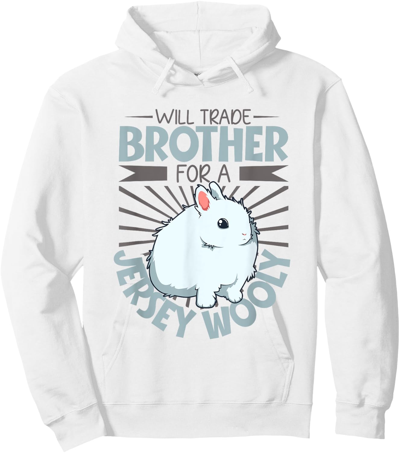 Will trade brother for a Jersey Wooly Hoodie - Hoodie | White