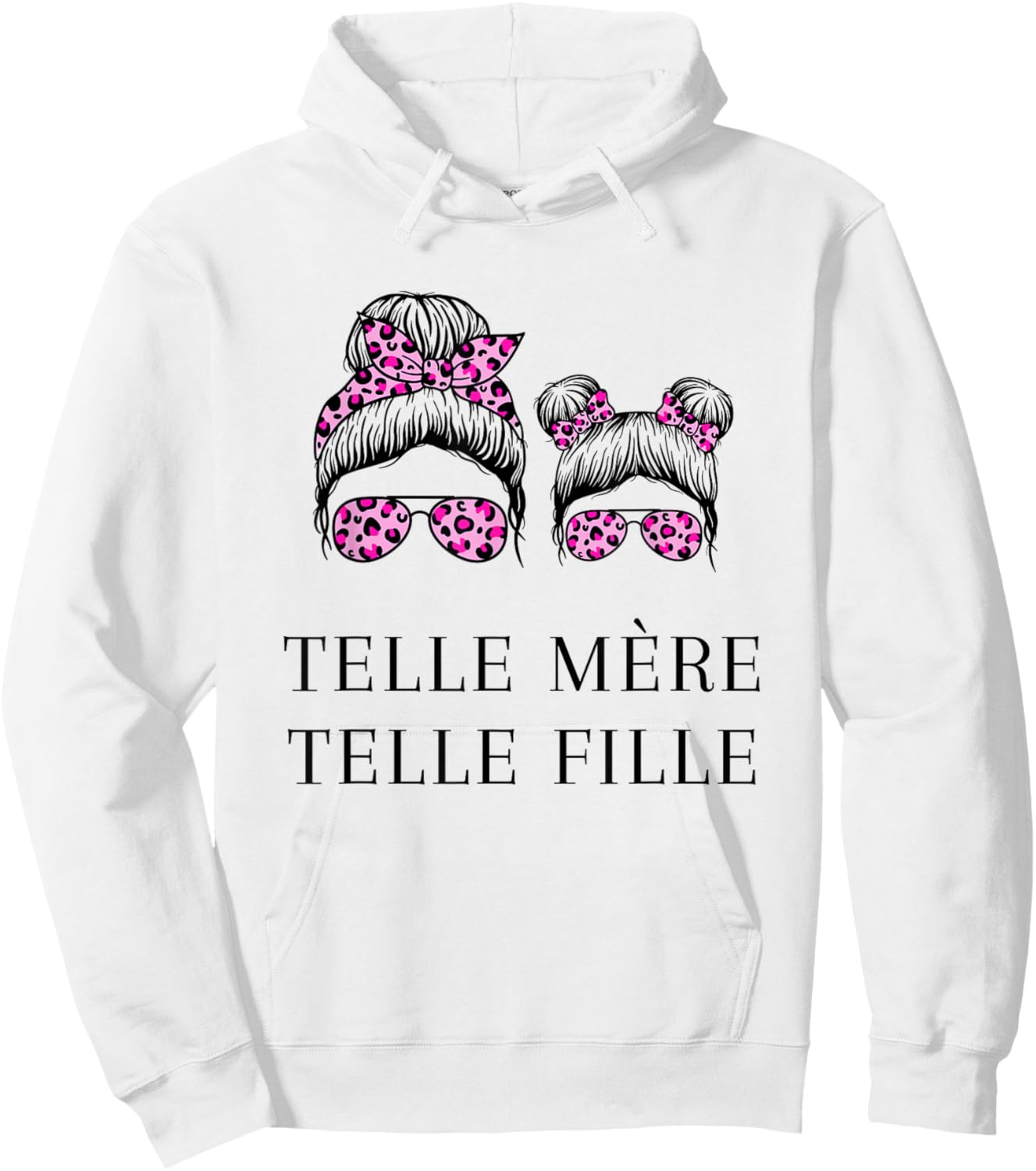 Telle mère Telle fille Maman Bonne fête des mères , white, S Hoodie - Hoodie | White