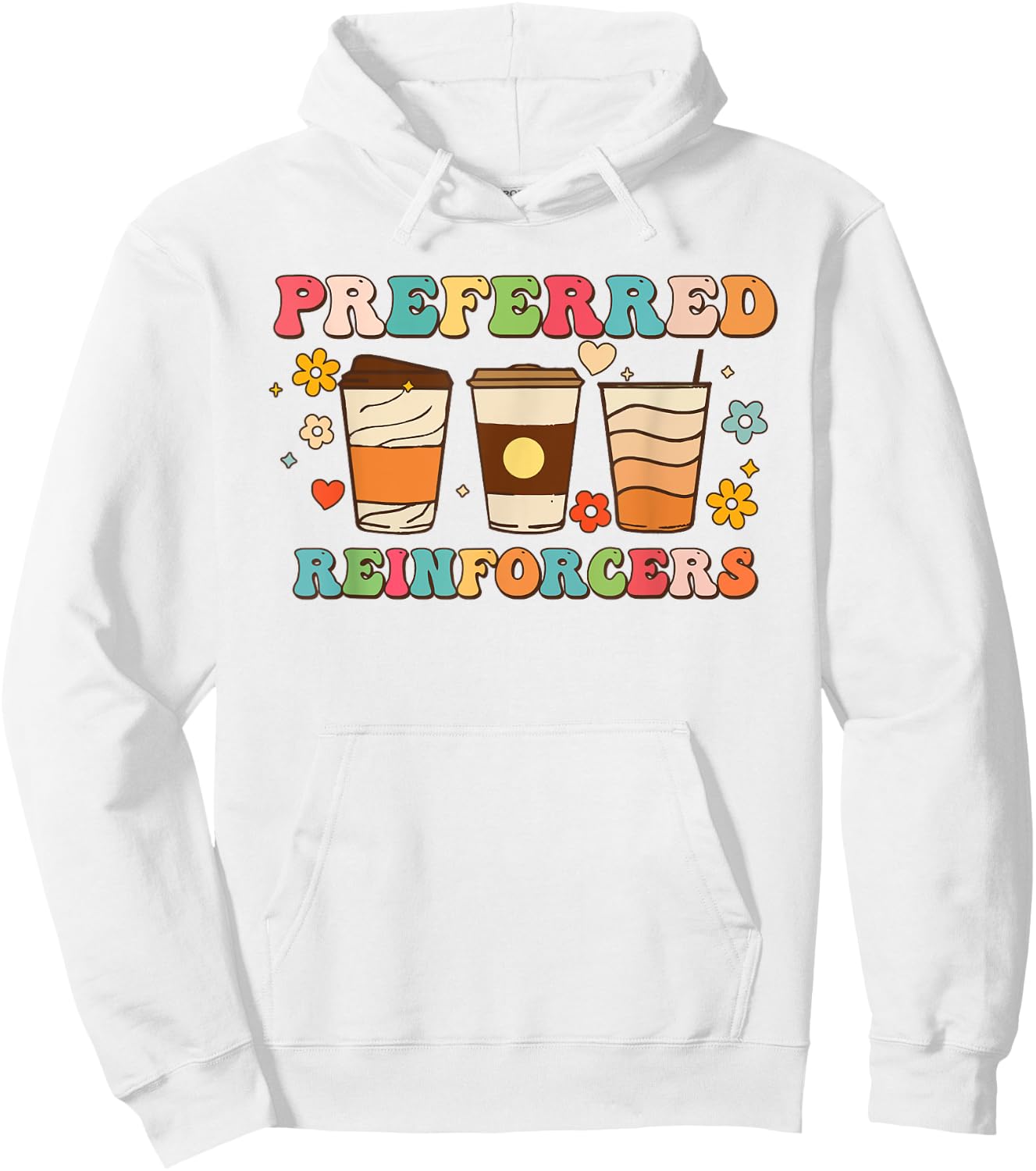 Preferred Reinforcers ABA Therapist ABA Therapy Vintage Hoodie - Hoodie | White