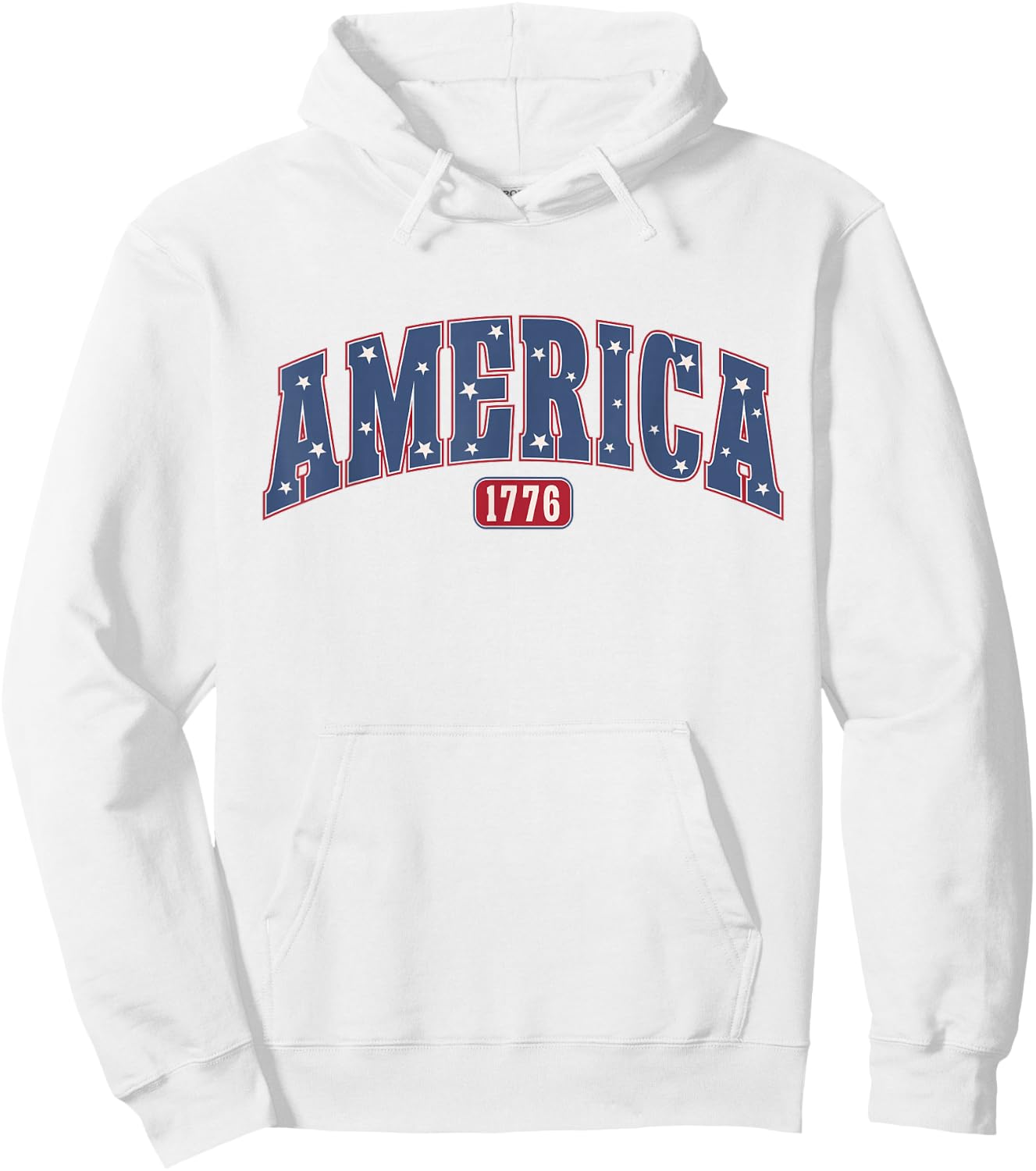 USA Since 1776 Flag American Independence 4th July Patriotic Hoodie - Hoodie | White