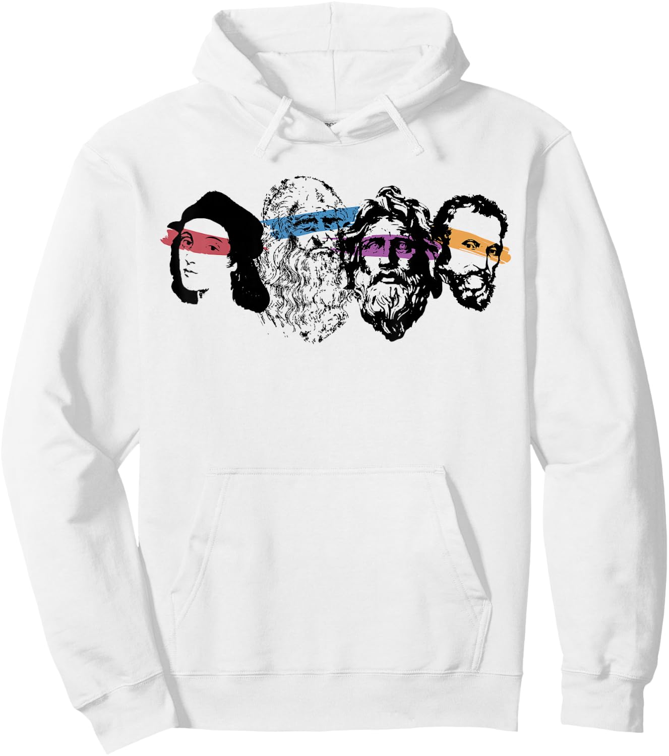 Renaissance-Ninja-Künstler-Shirt zum Zeichnen Hoodie - Hoodie | White