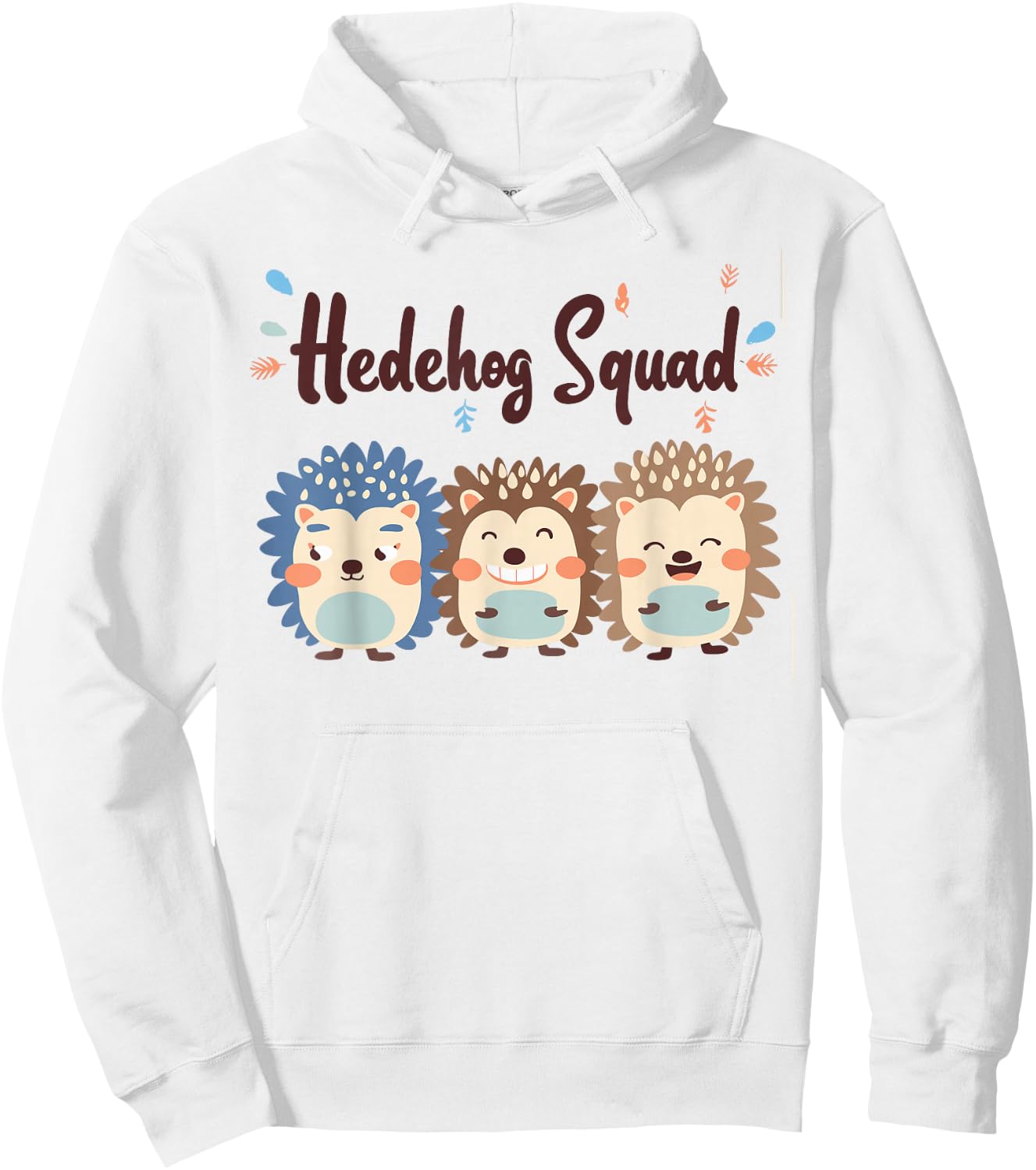 Hedgehog Squad Design for Hedgehog Lover Stuff Kids Hedgehog Hoodie - Hoodie | White