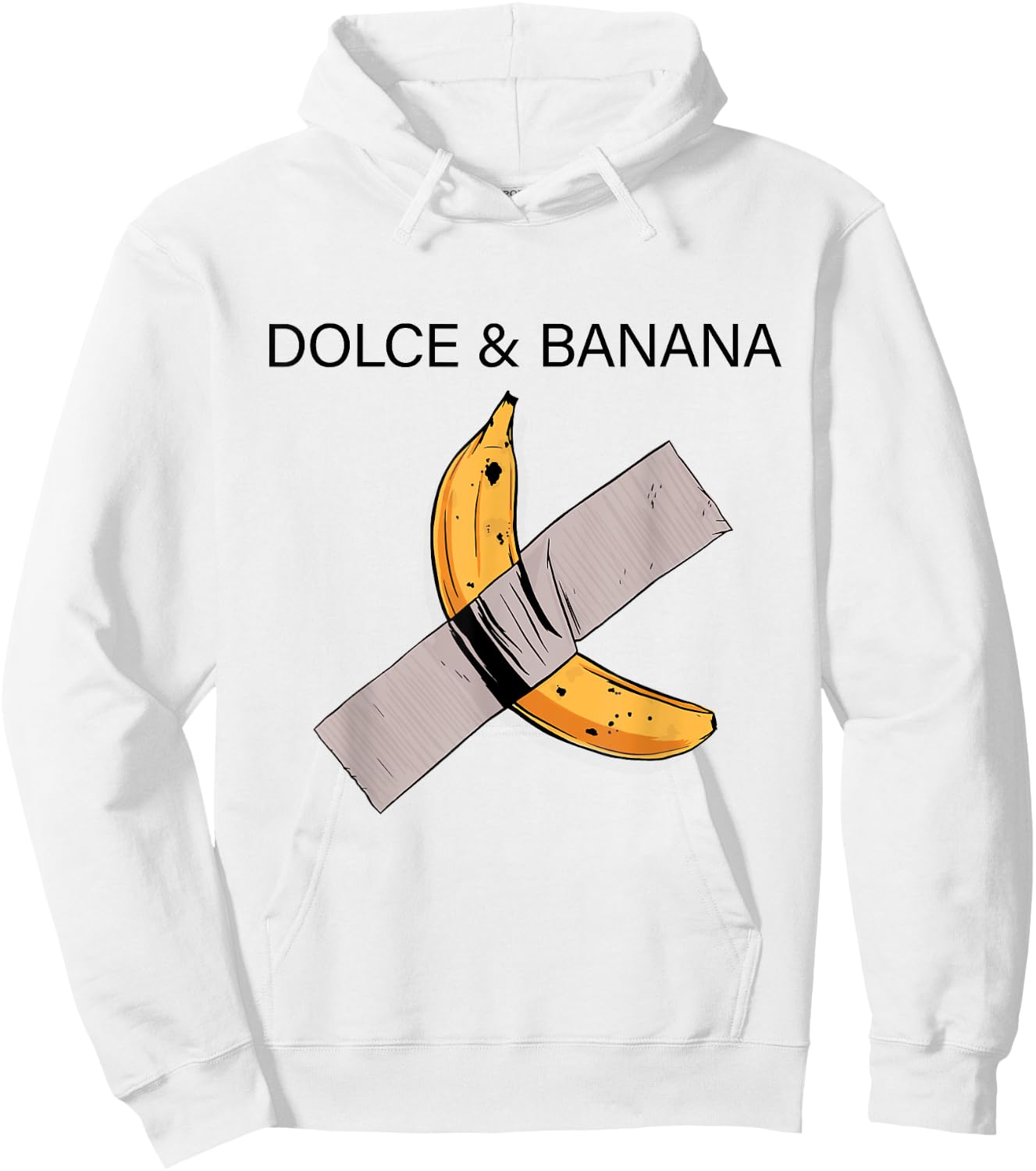Dolce and Banana, Banana and Duck Tape Hoodie - Hoodie | White