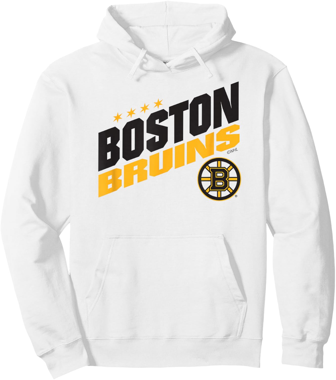 Boston Bruins Fuel White Officially Licensed Hoodie - Hoodie | White